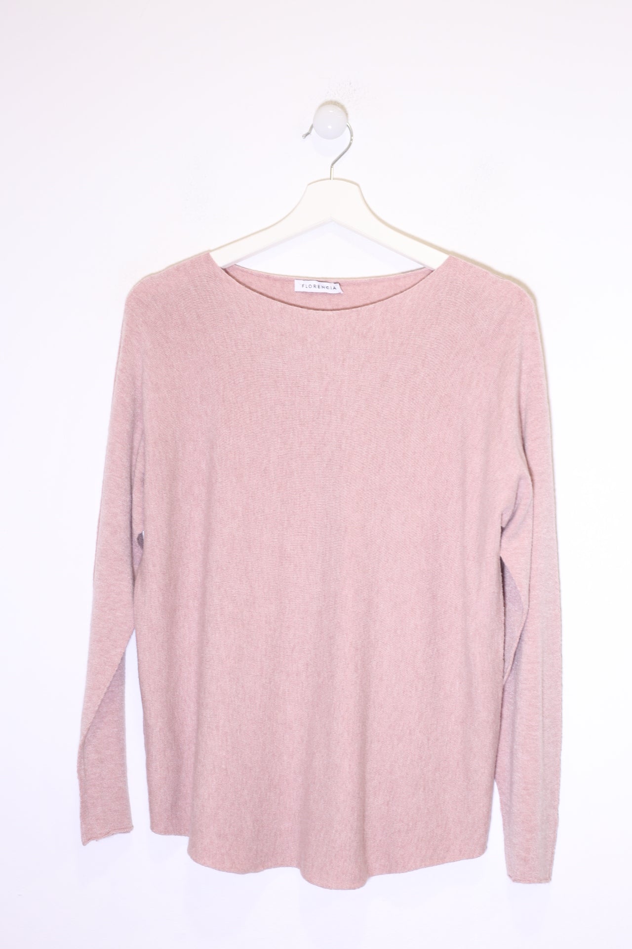 Jersey sin costuras cuello redondo