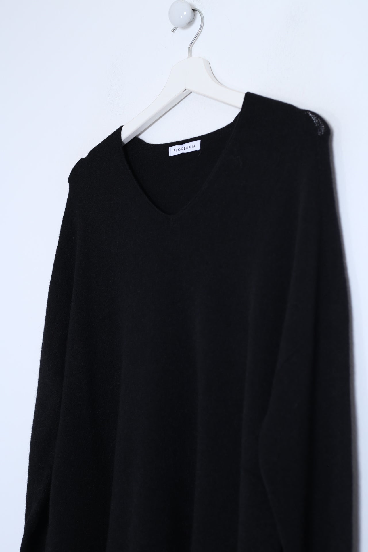 Jersey sin costuras cuello punta