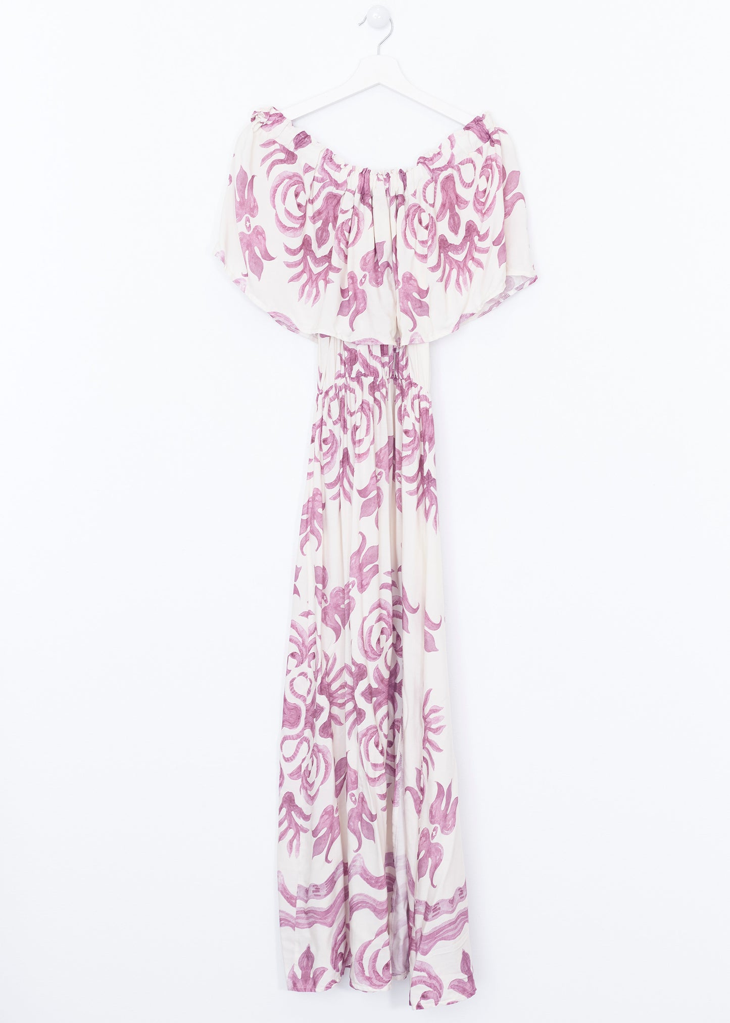 Vestido volante estampado