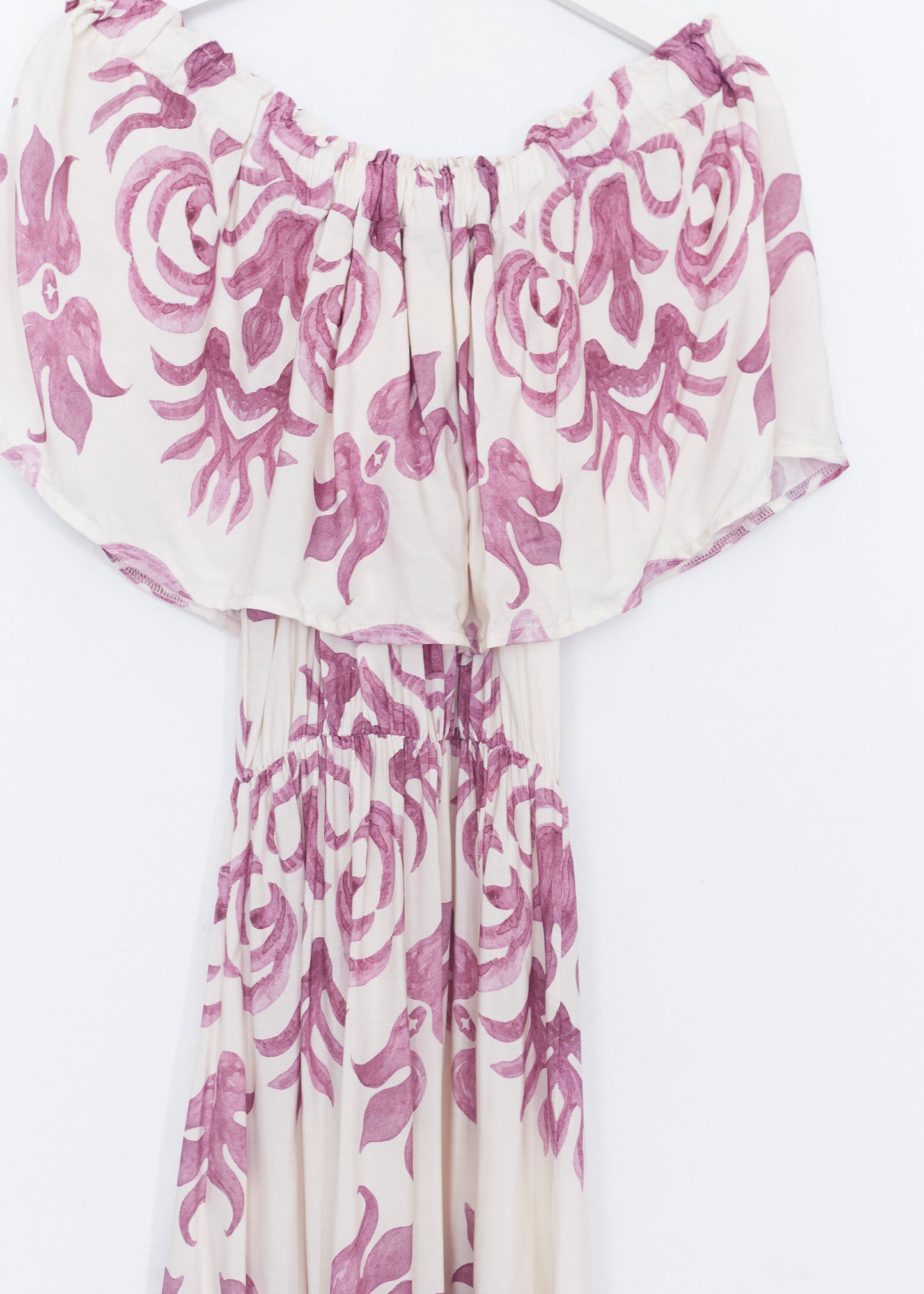 Vestido volante estampado