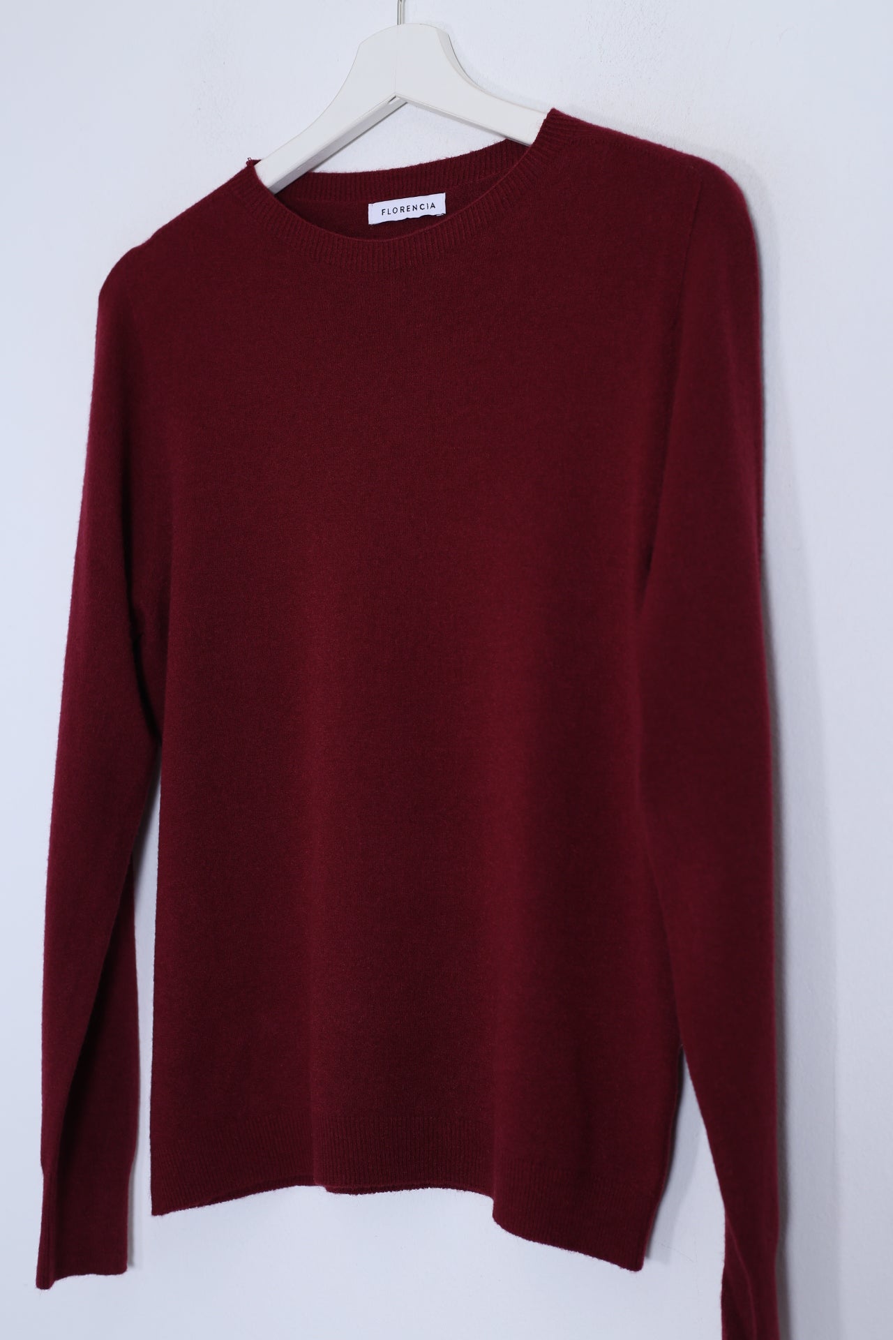 Jersey sin costuras cuello redondo