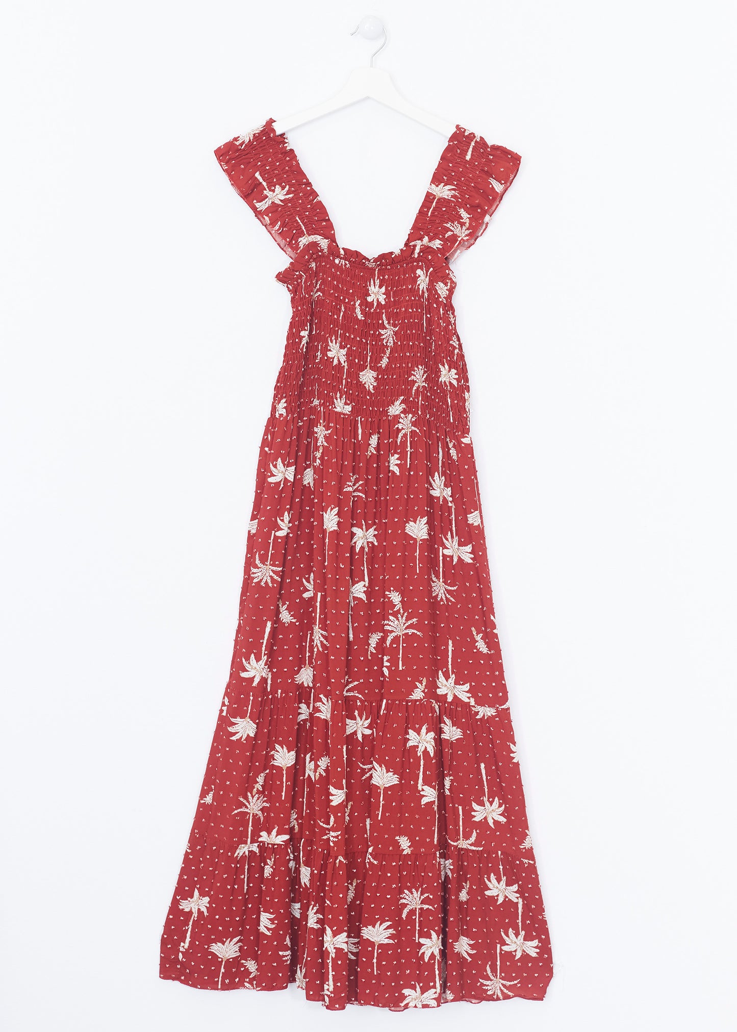 Vestido plumeti palmeras