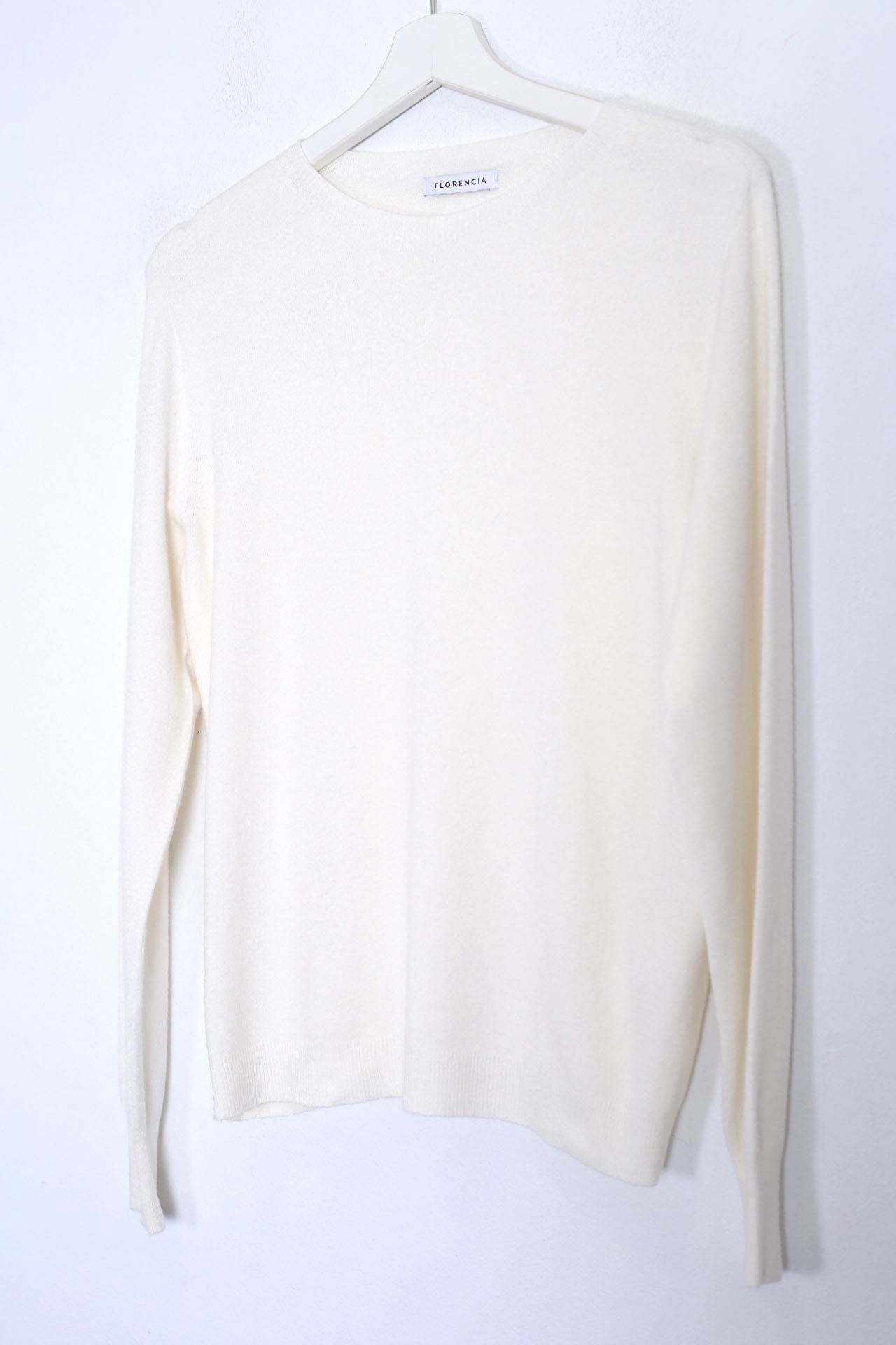 Jersey sin costuras cuello redondo