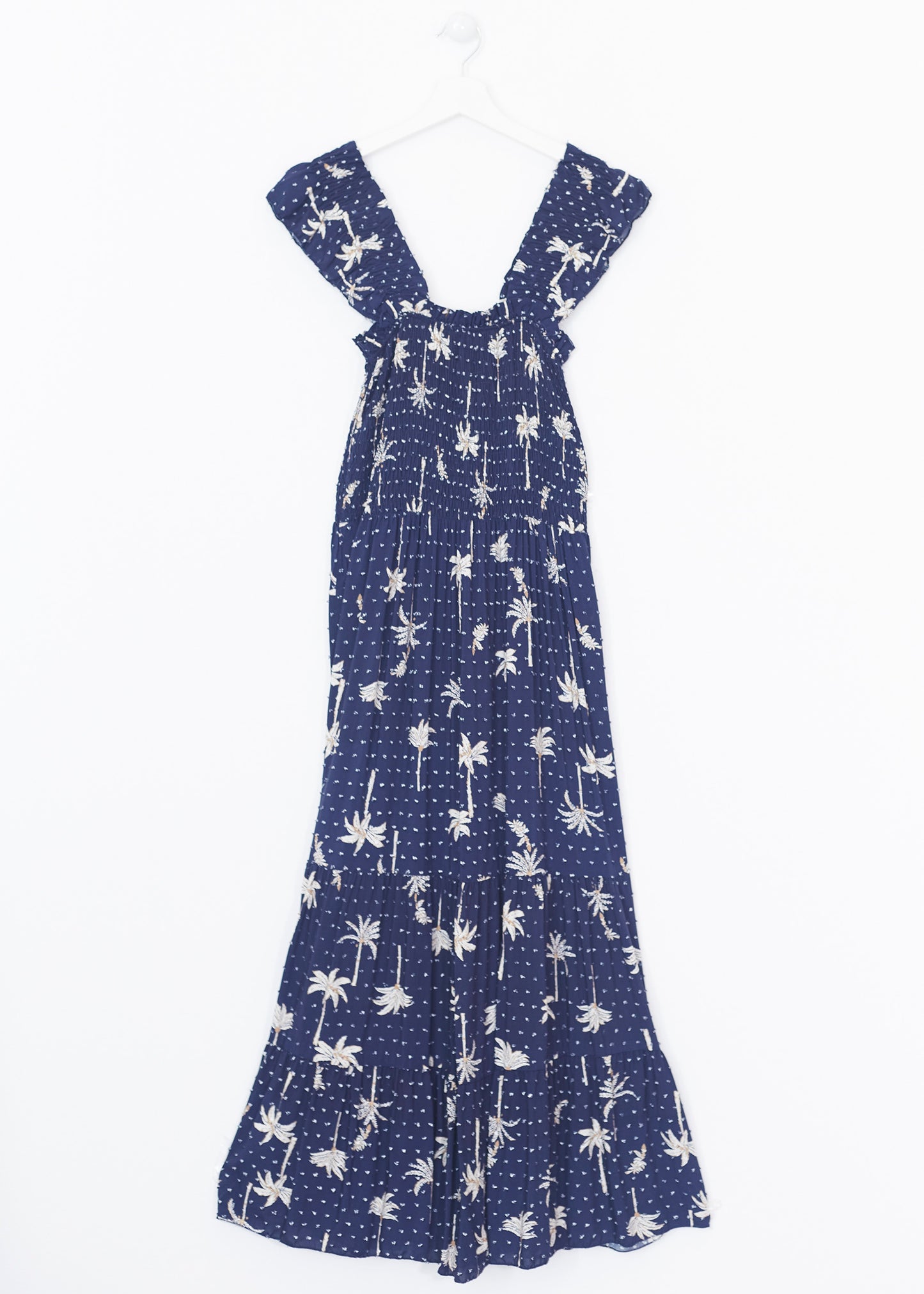Vestido plumeti palmeras