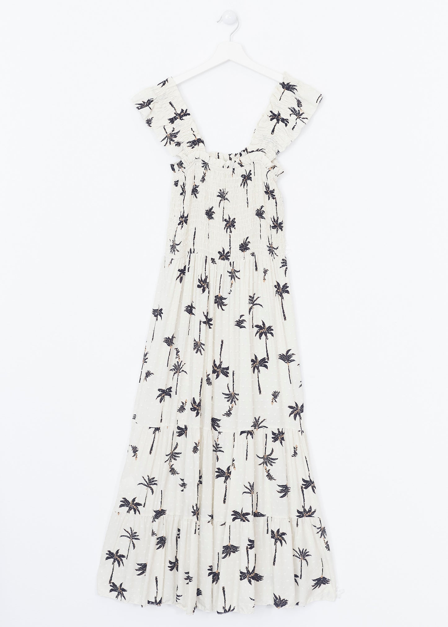 Vestido plumeti palmeras