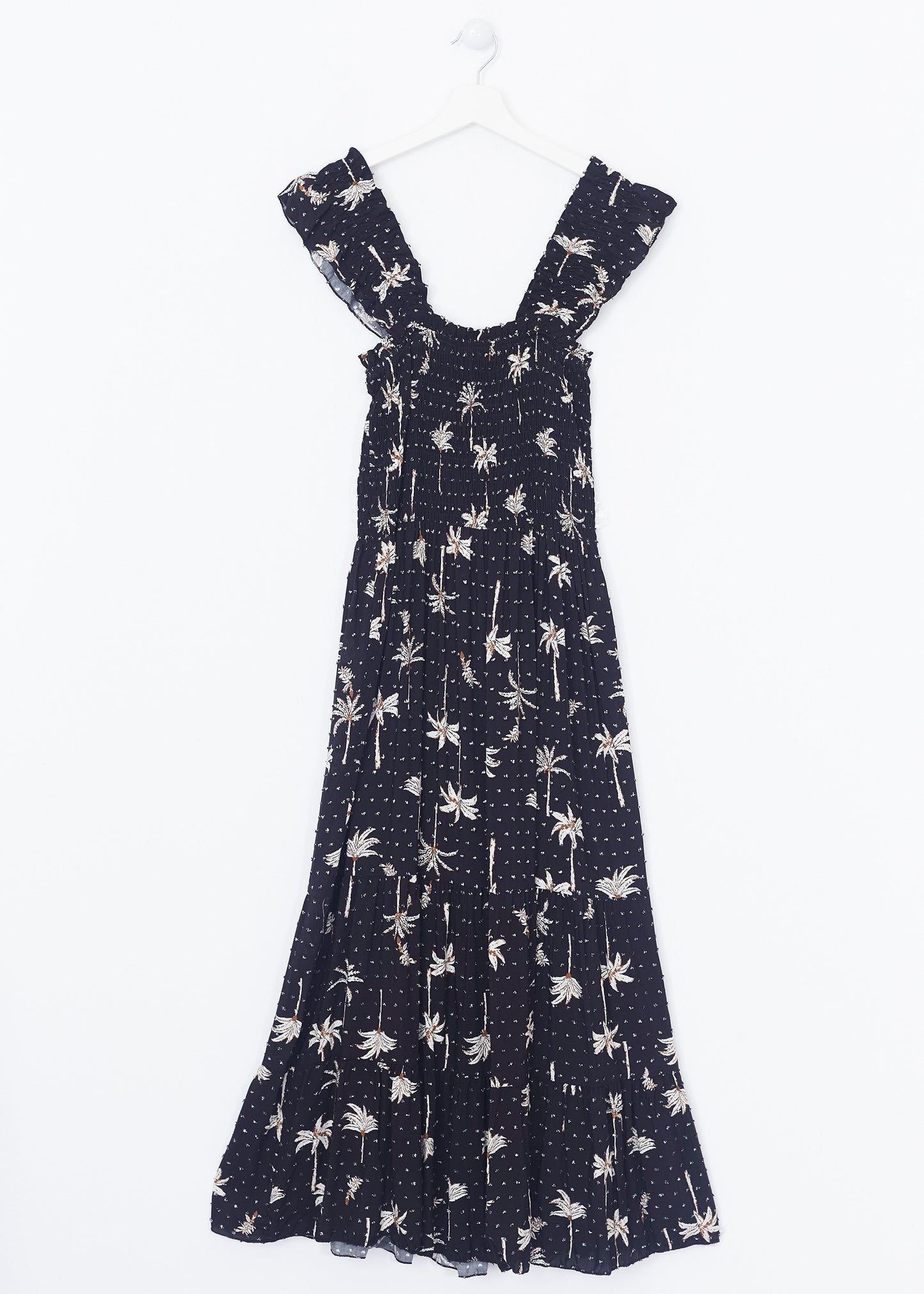 Vestido plumeti palmeras