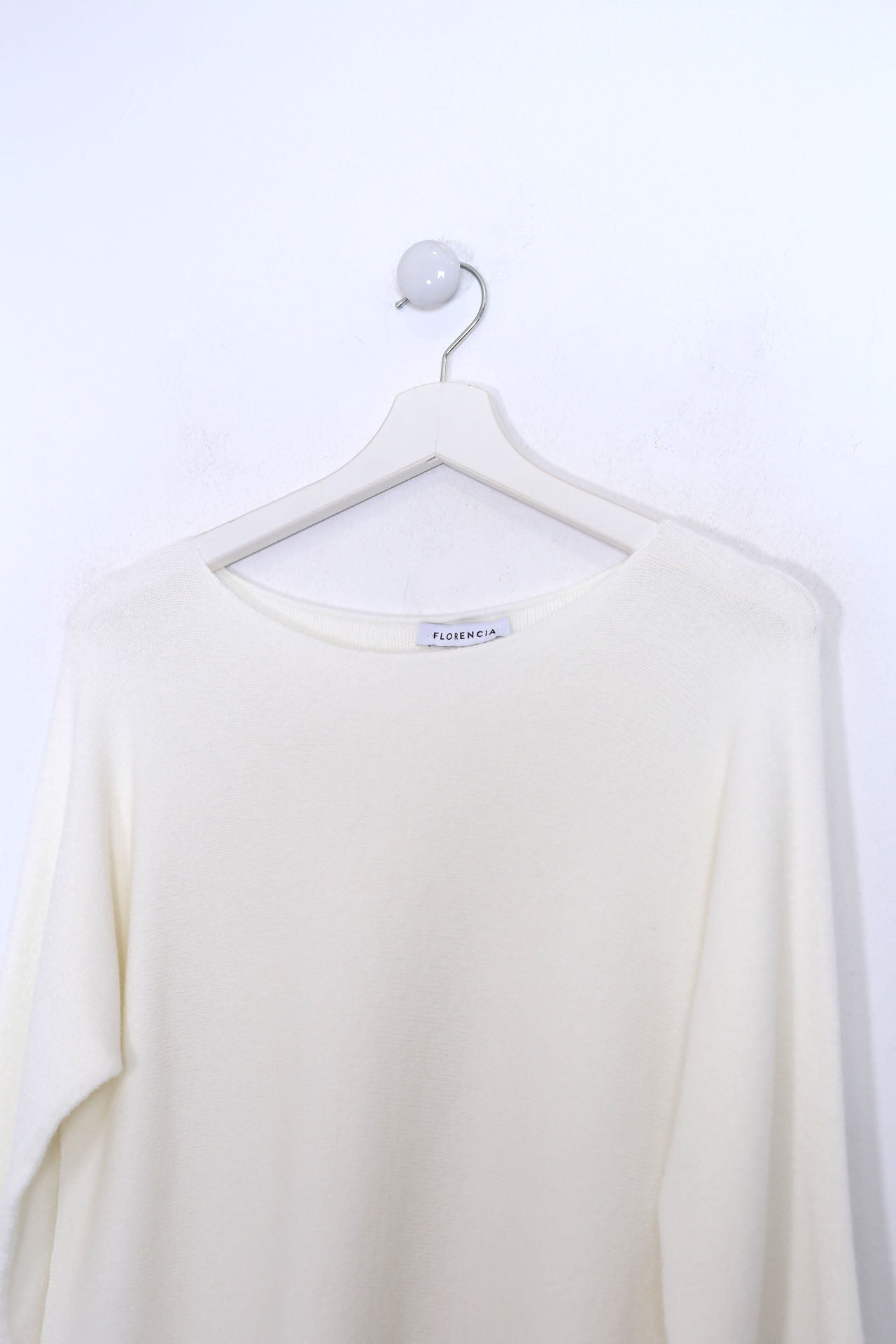 Jersey sin costuras cuello redondo