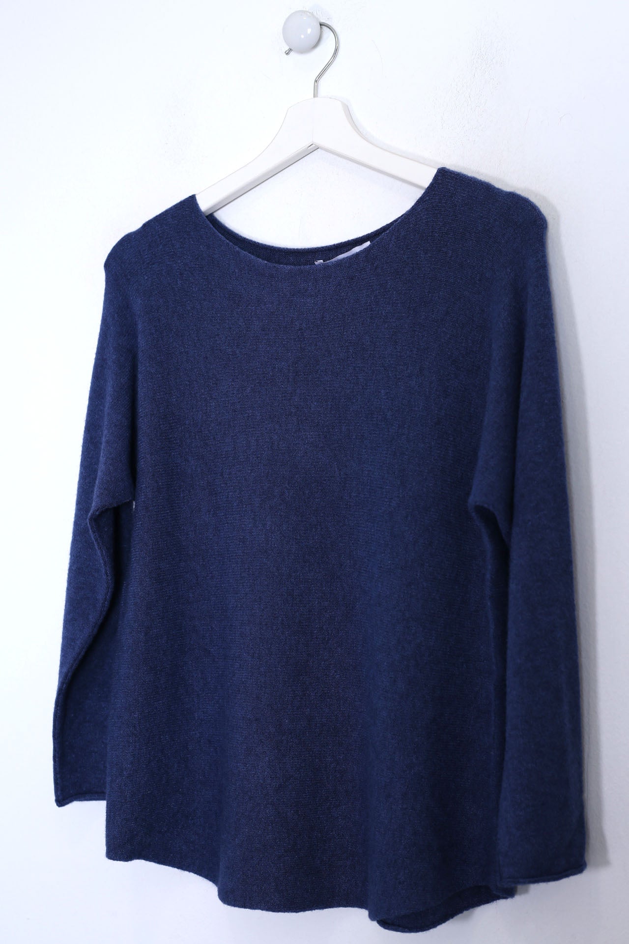 Jersey sin costuras cuello redondo