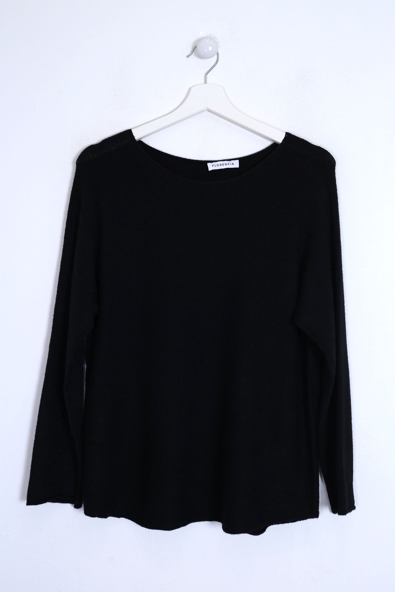 Jersey sin costuras cuello redondo