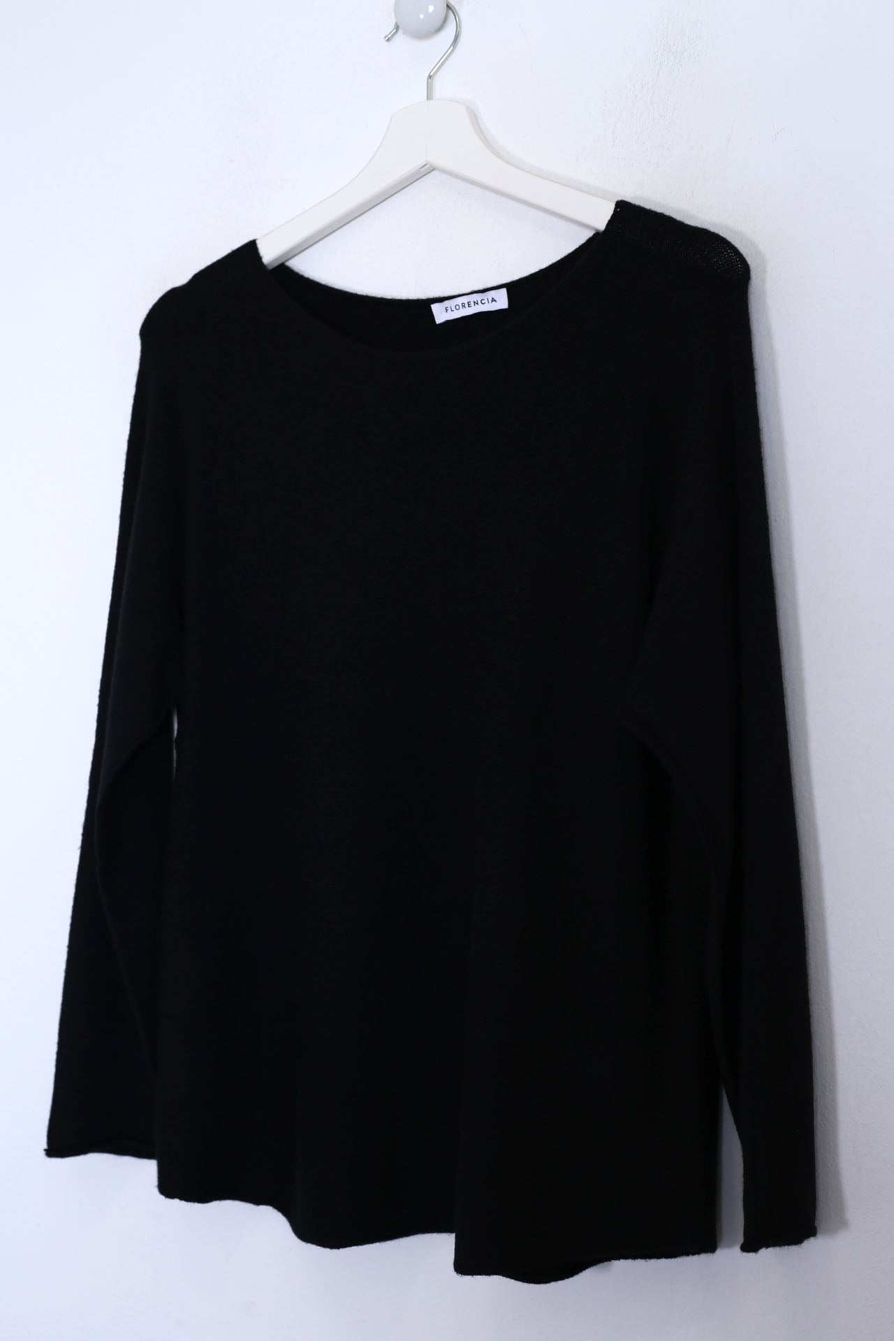 Jersey sin costuras cuello redondo
