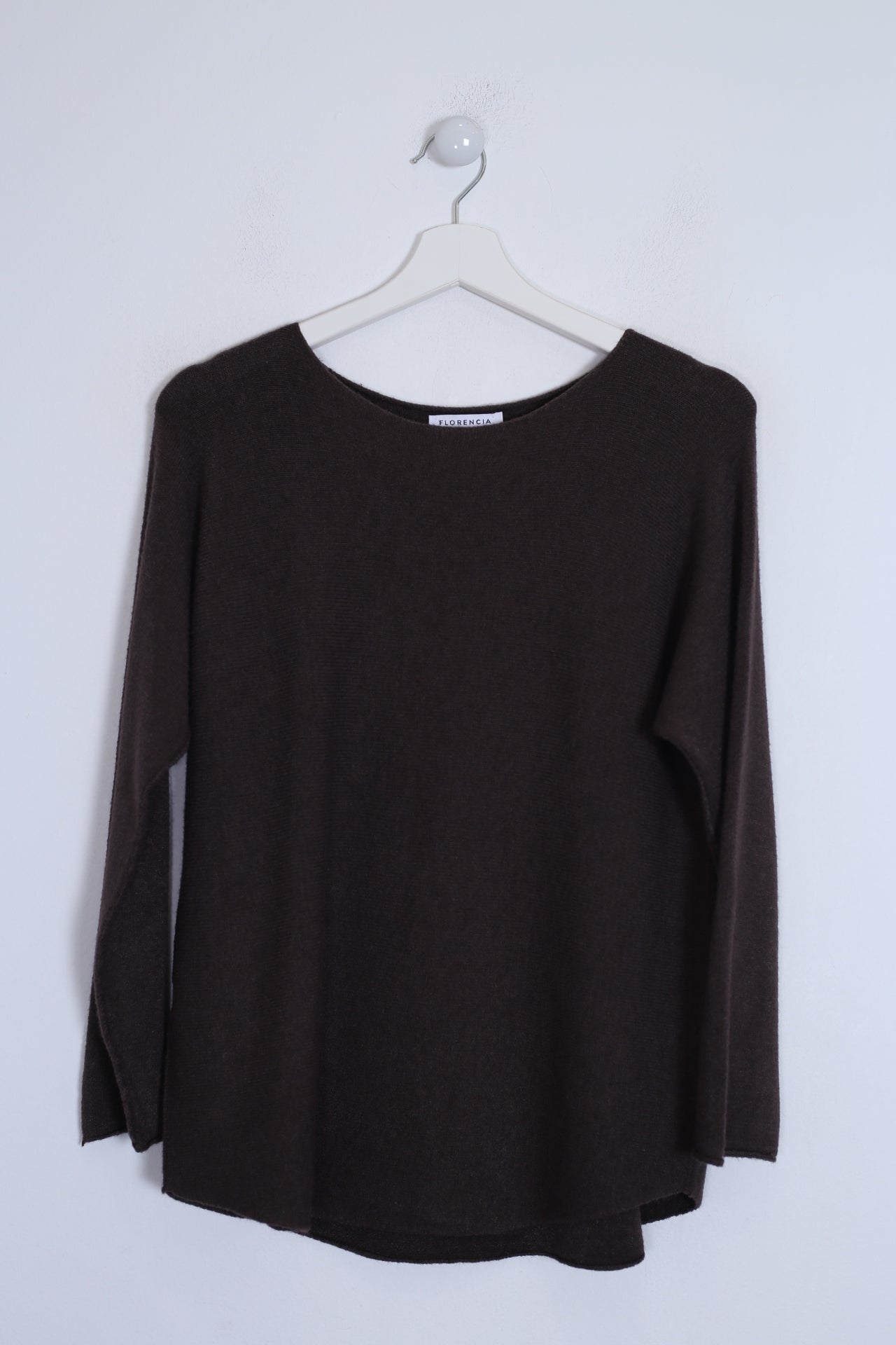 Jersey sin costuras cuello redondo