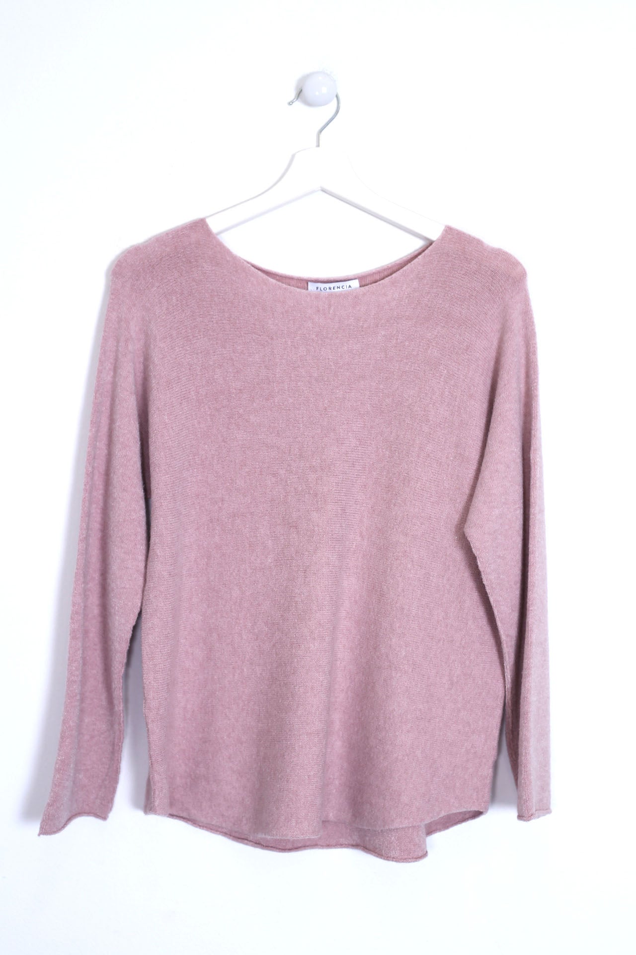 Jersey sin costuras cuello redondo