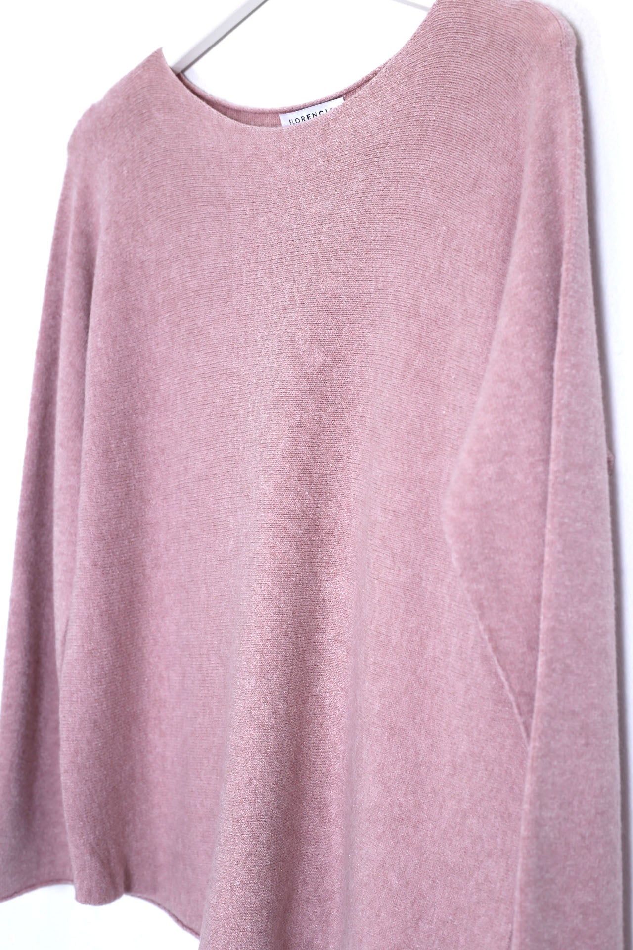 Jersey sin costuras cuello redondo