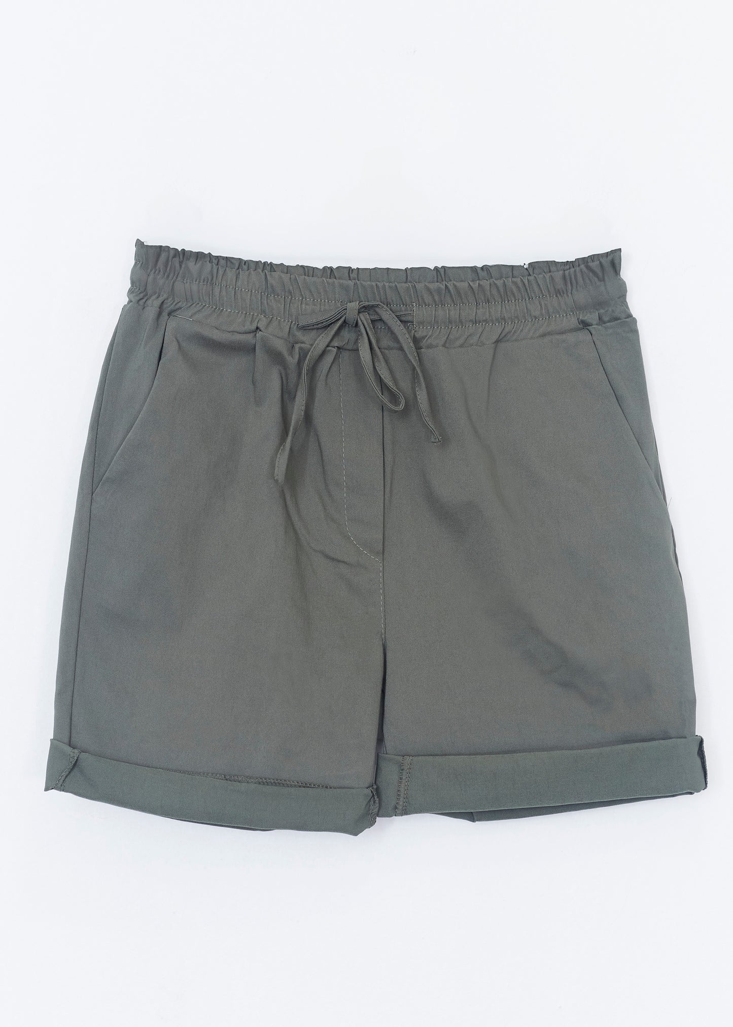 Cord twill bermuda