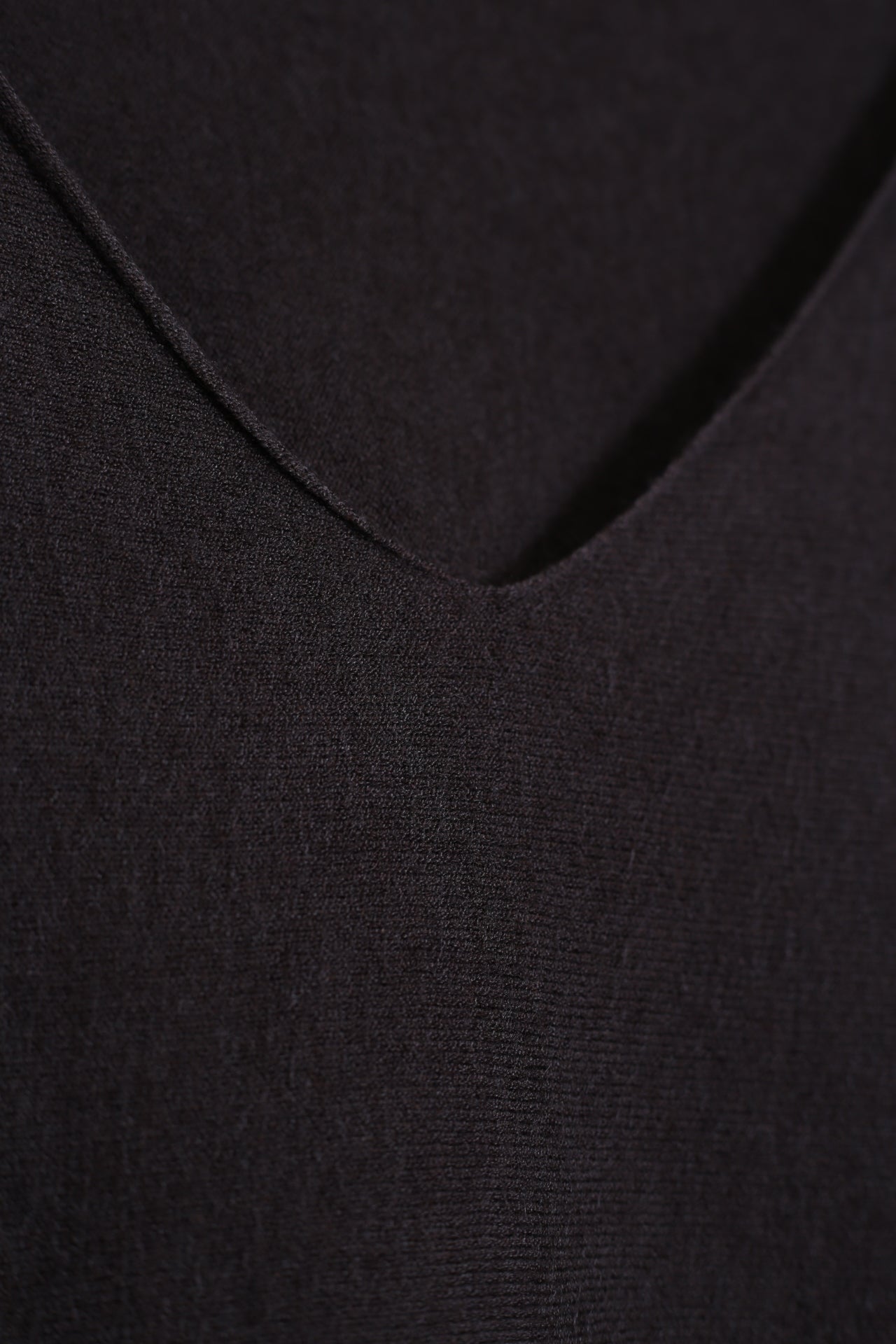Jersey sin costuras cuello punta