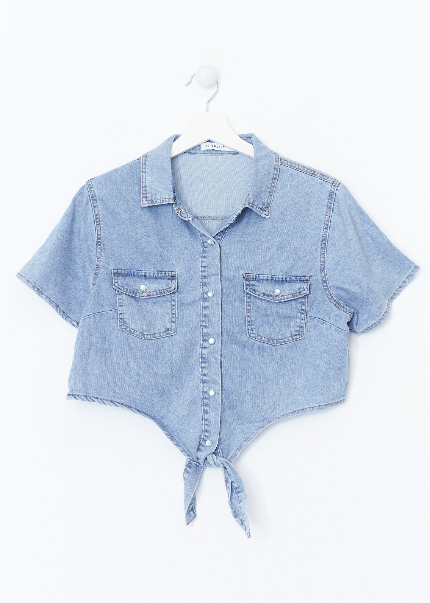 Camisa denim nudo