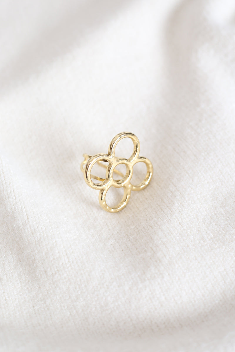 Fringe hoop earrings