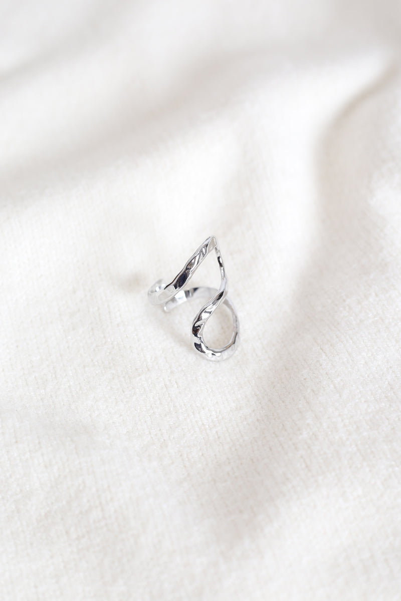 Fringe hoop earrings