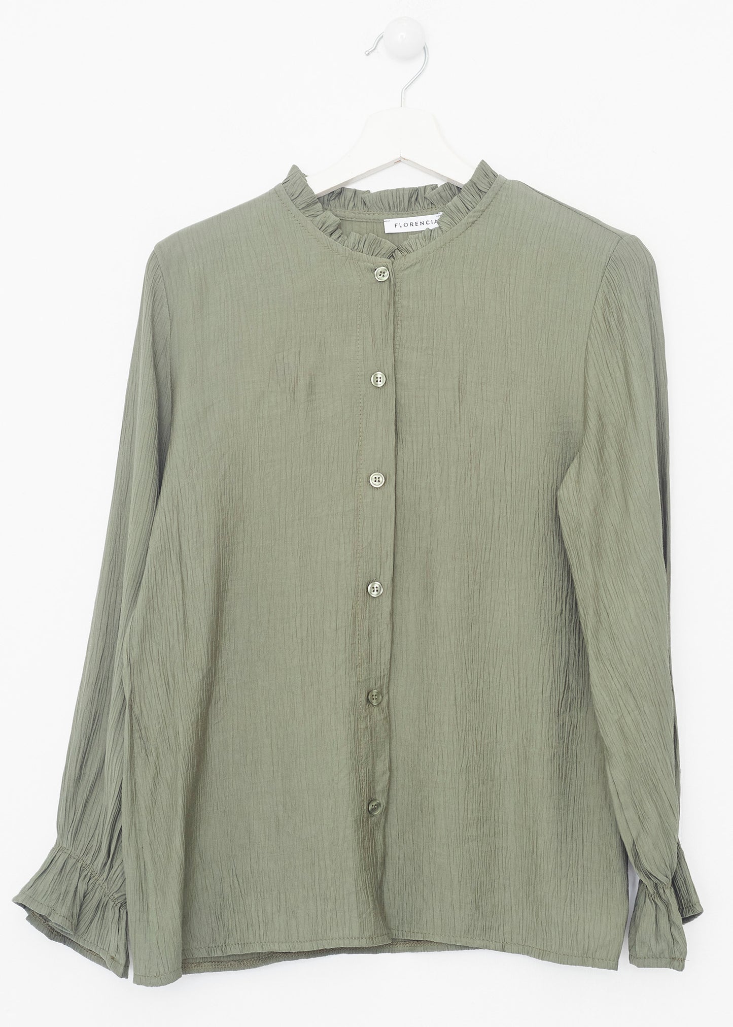 Camisa mao volante bambula