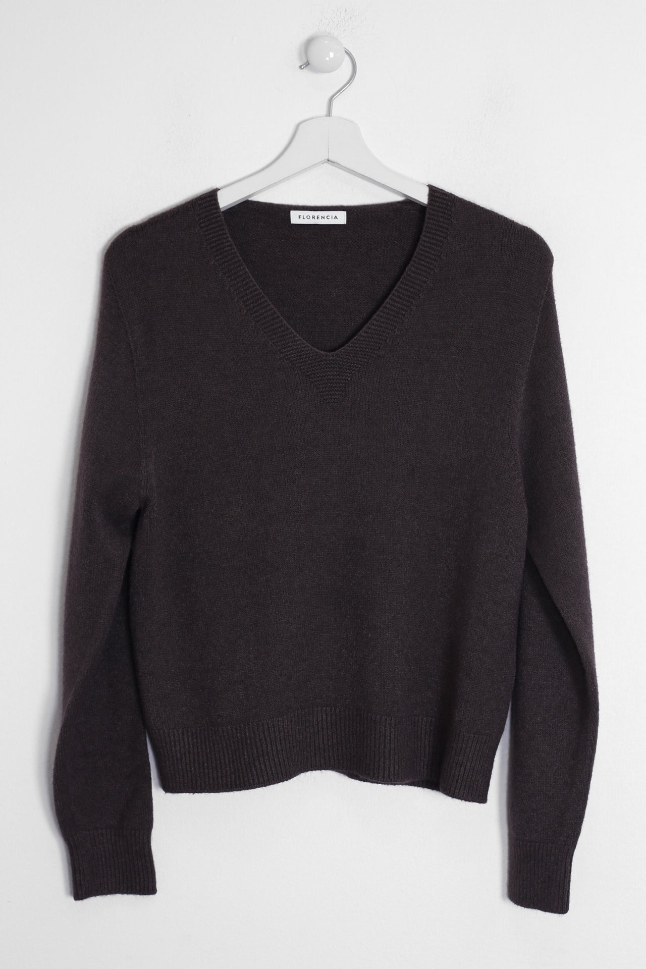 Jersey sin costuras cuello punta