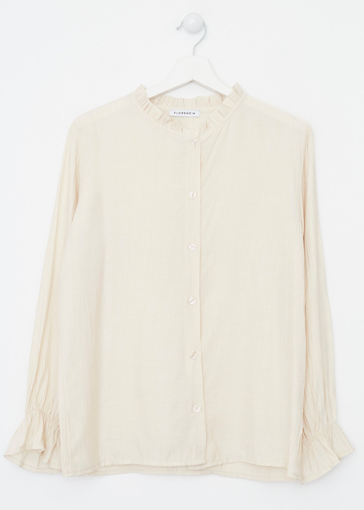 Camisa mao volante bambula