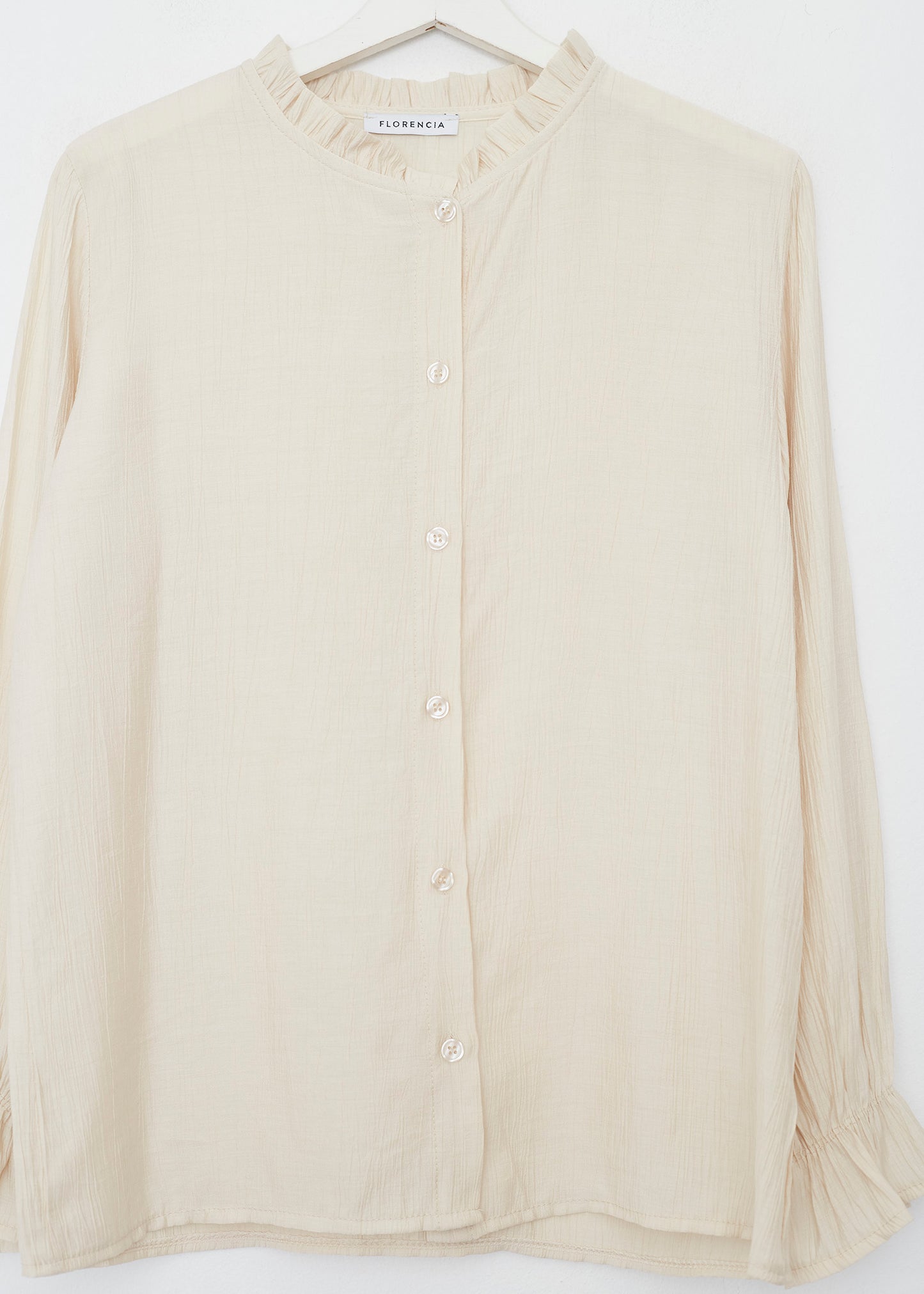 Camisa mao volante bambula