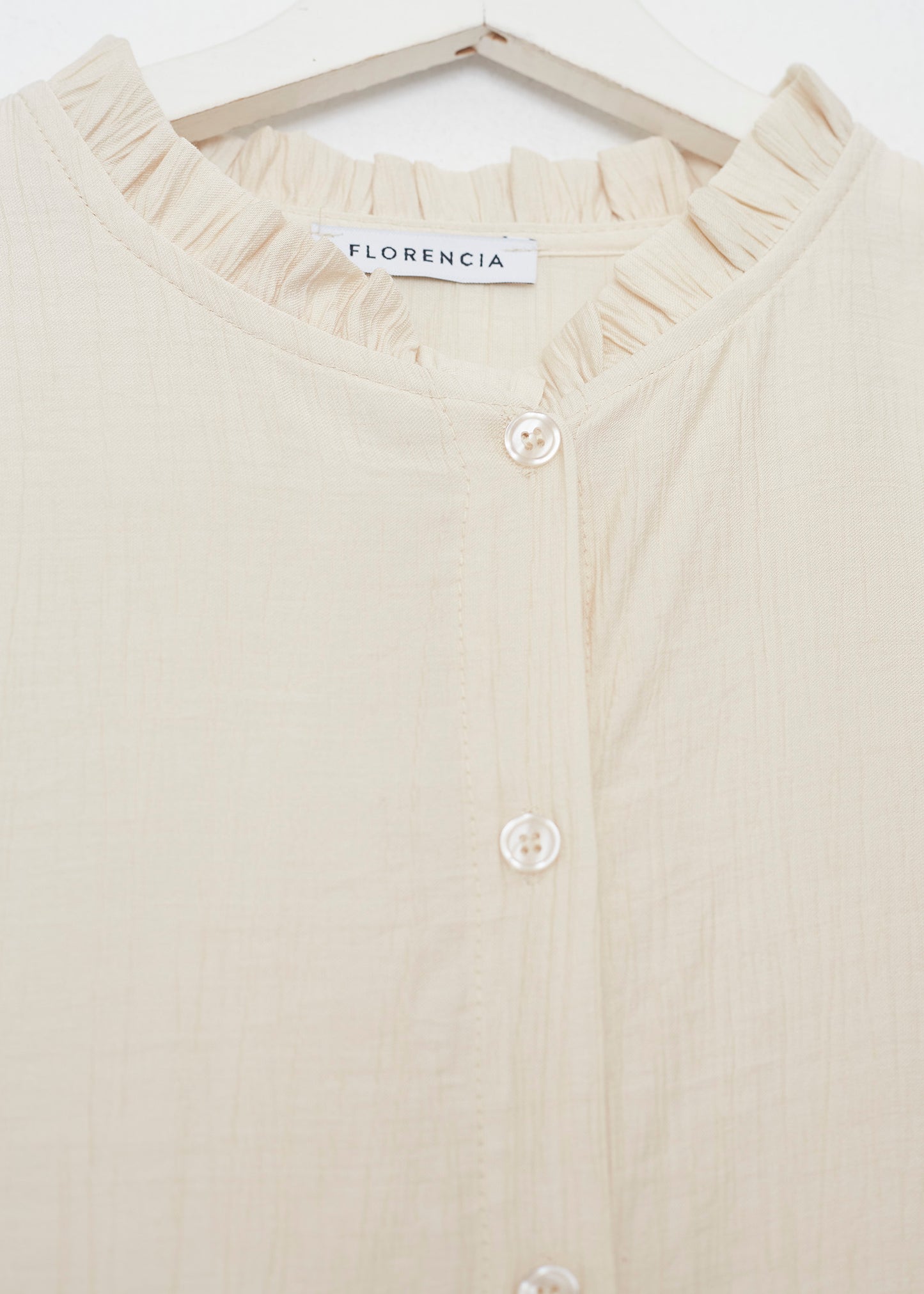 Camisa mao volante bambula