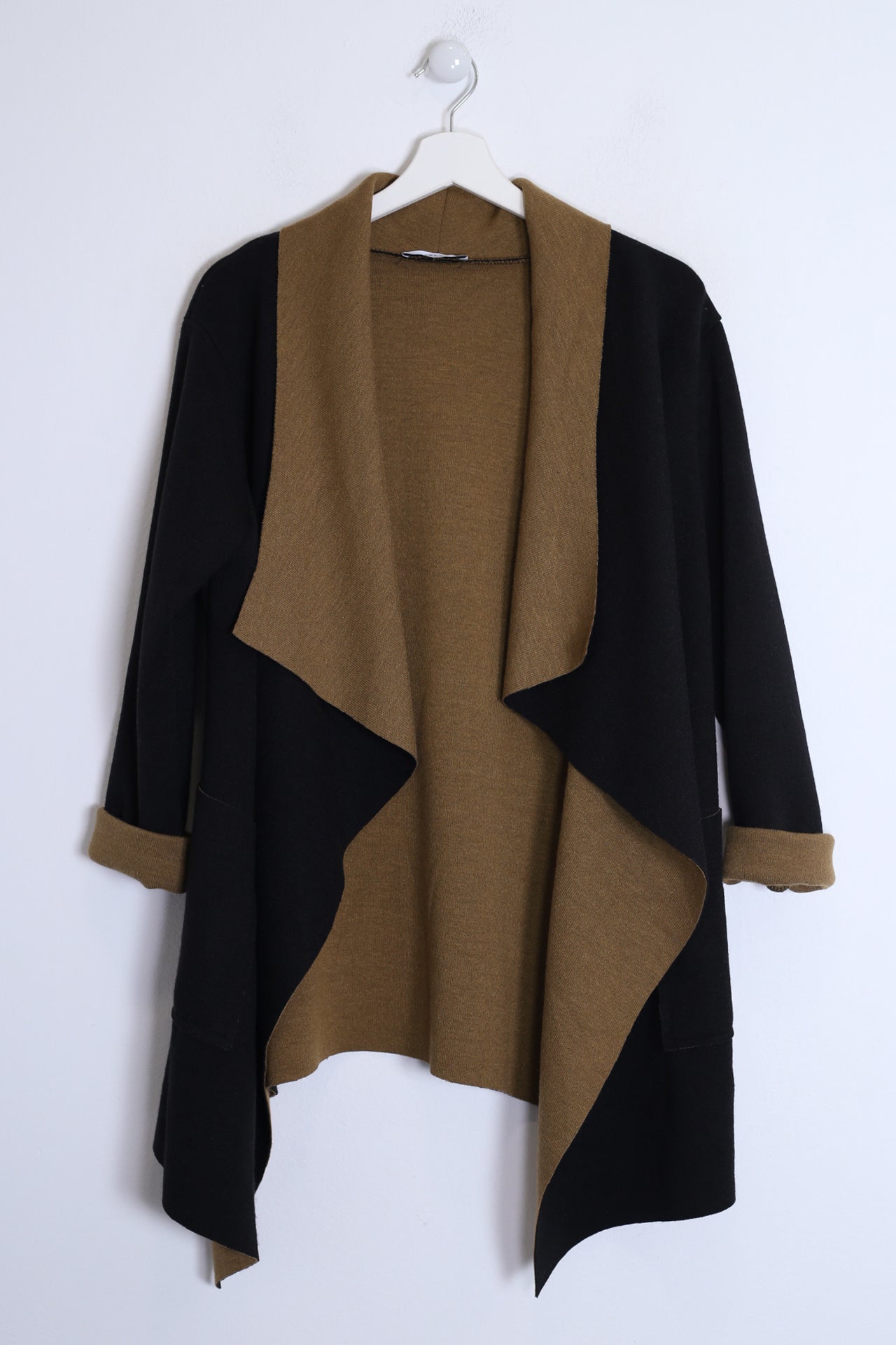 Chaqueta asimétrica punto