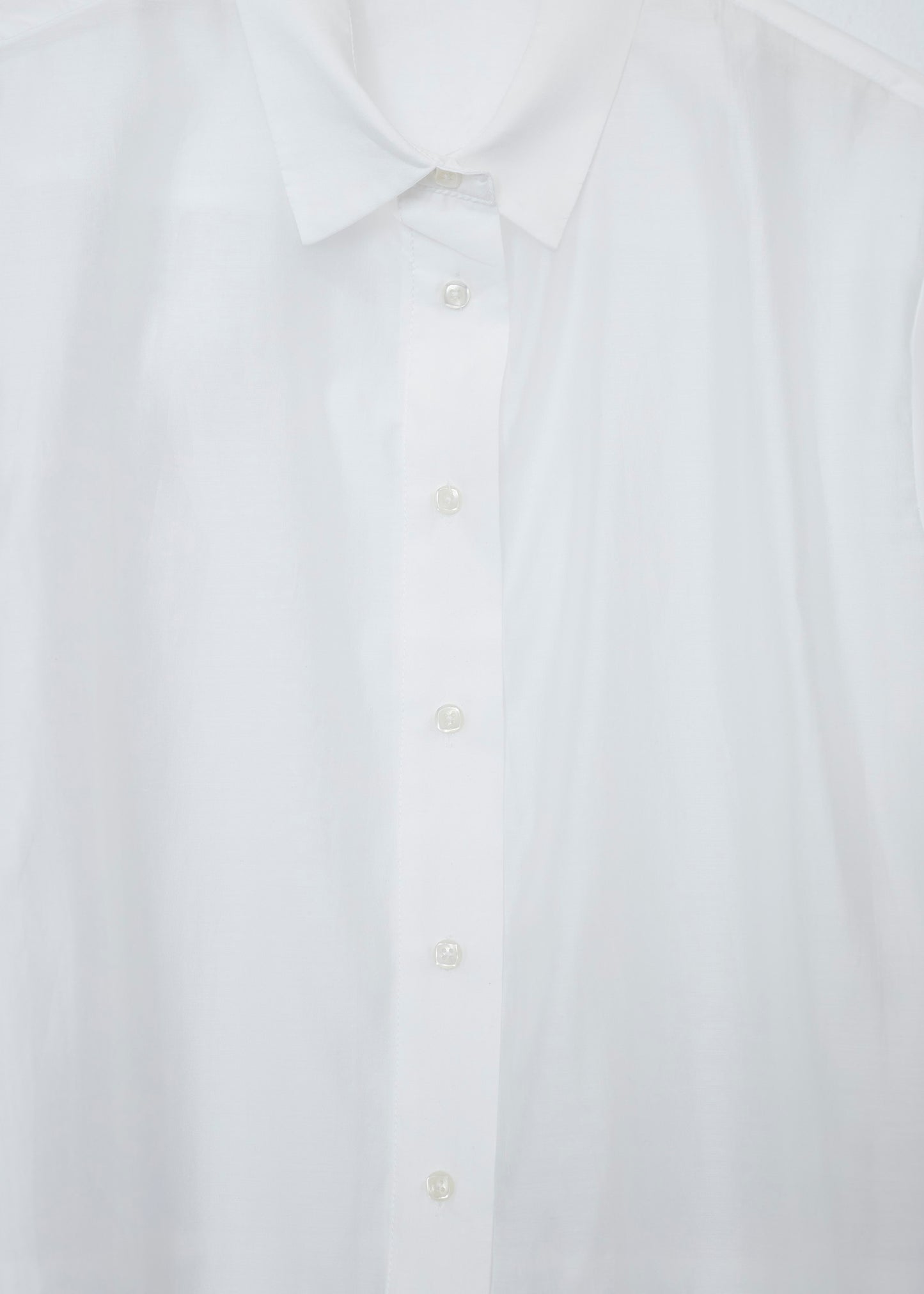 Short sleeve organza shirt