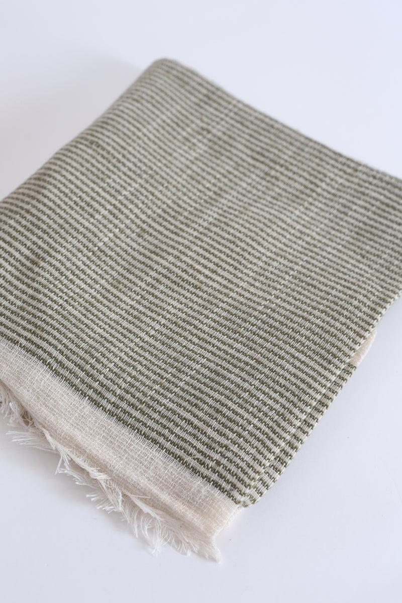 Pañuelo rayas desflecado