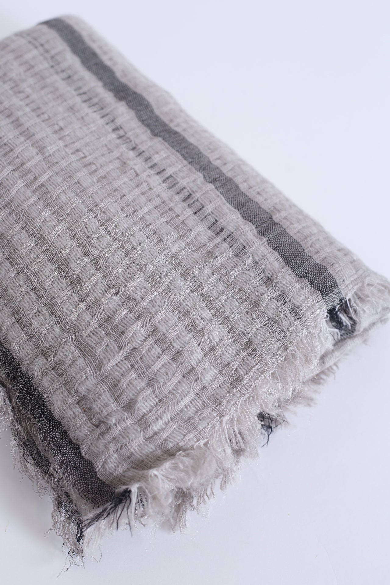 Pañuelo textura desflecado