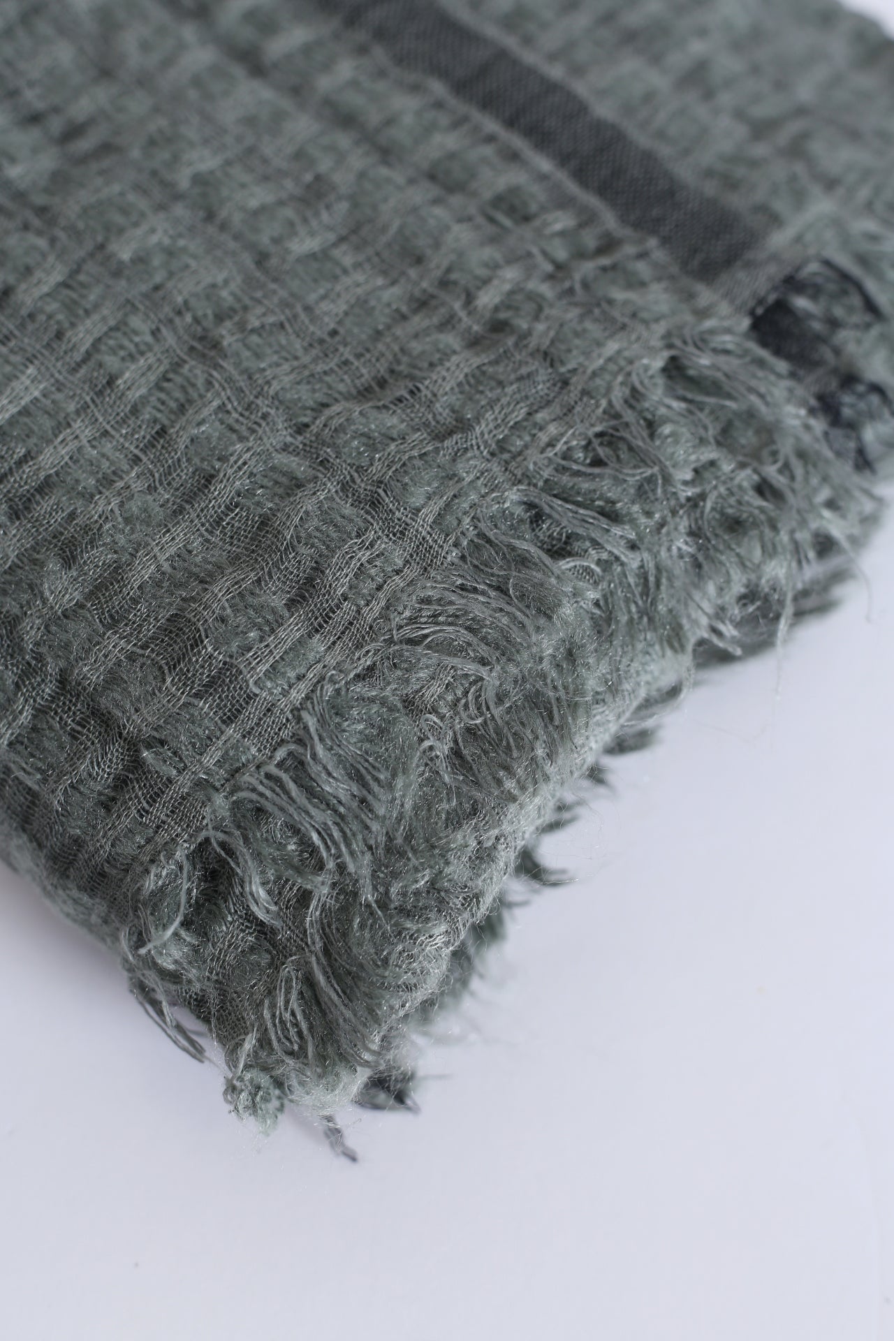 Pañuelo textura desflecado