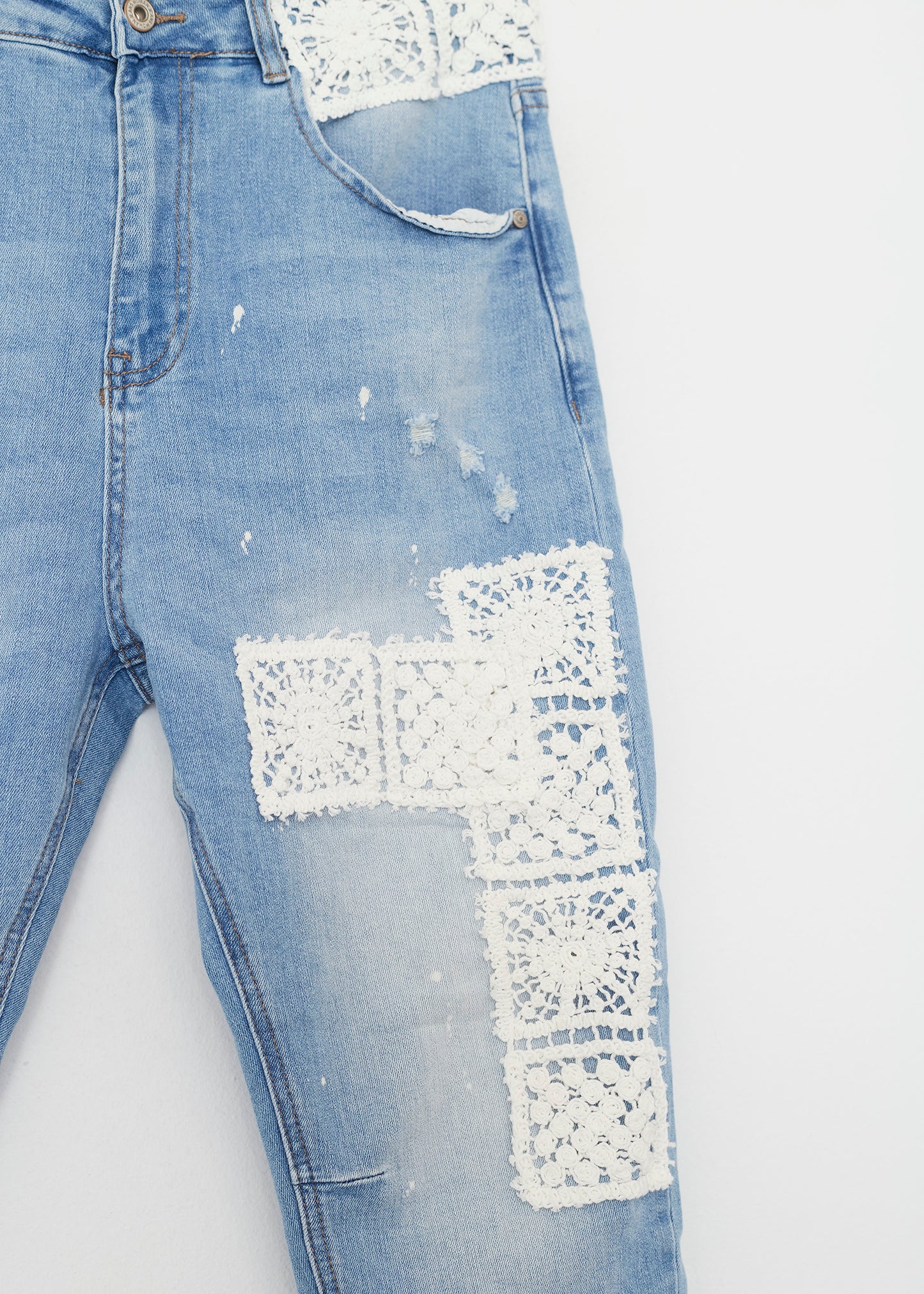 Jeans crochet