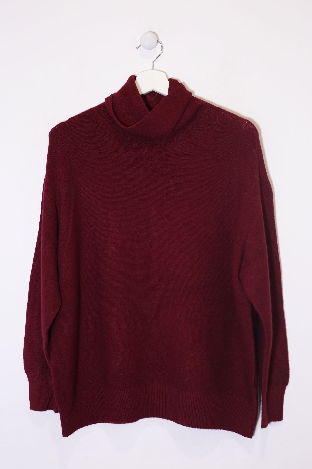 Jersey sin costuras cuello alto