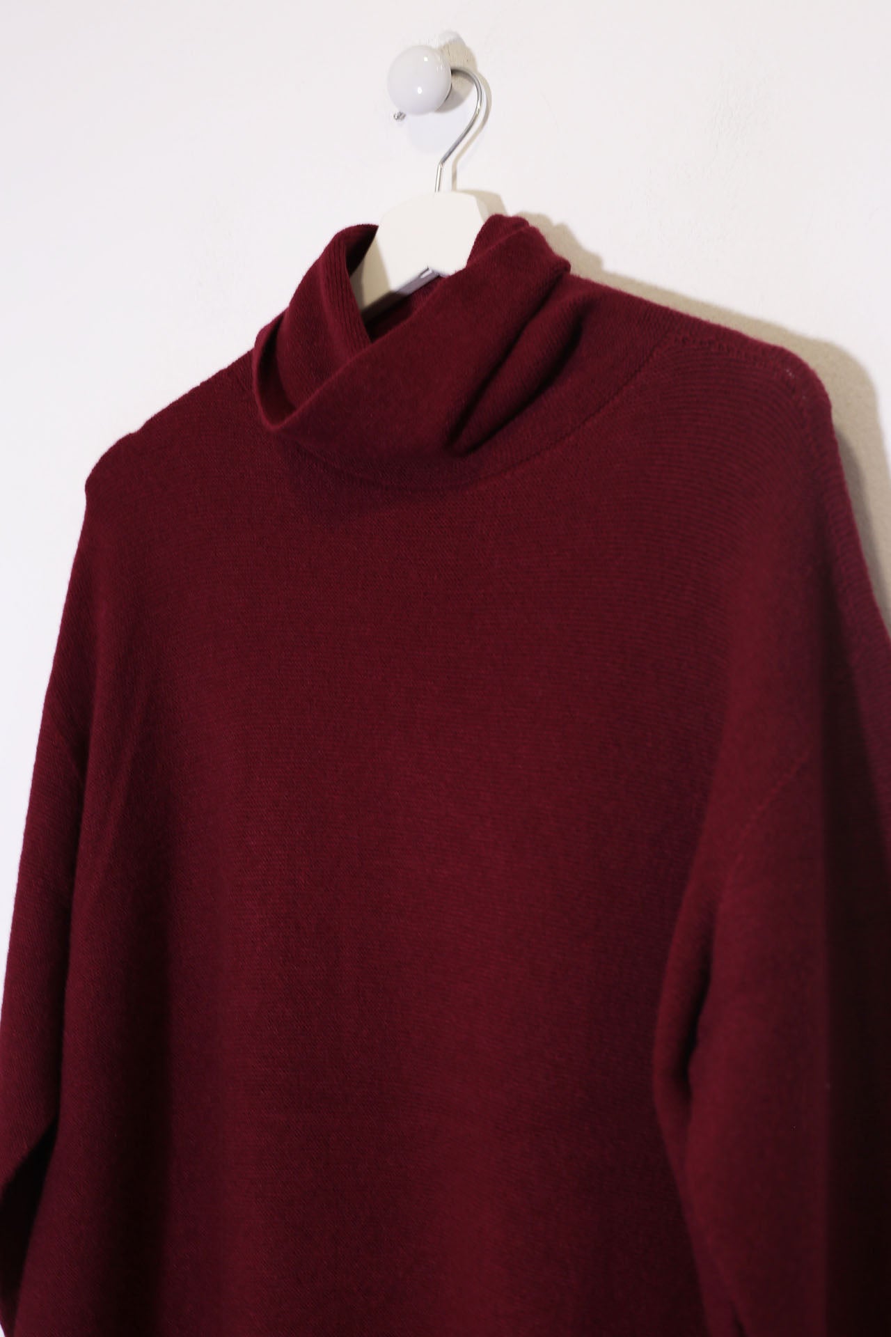 Jersey sin costuras cuello alto