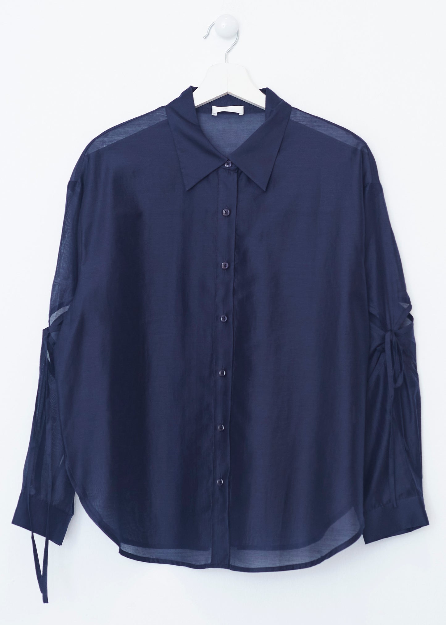 Camisa organza aberturas