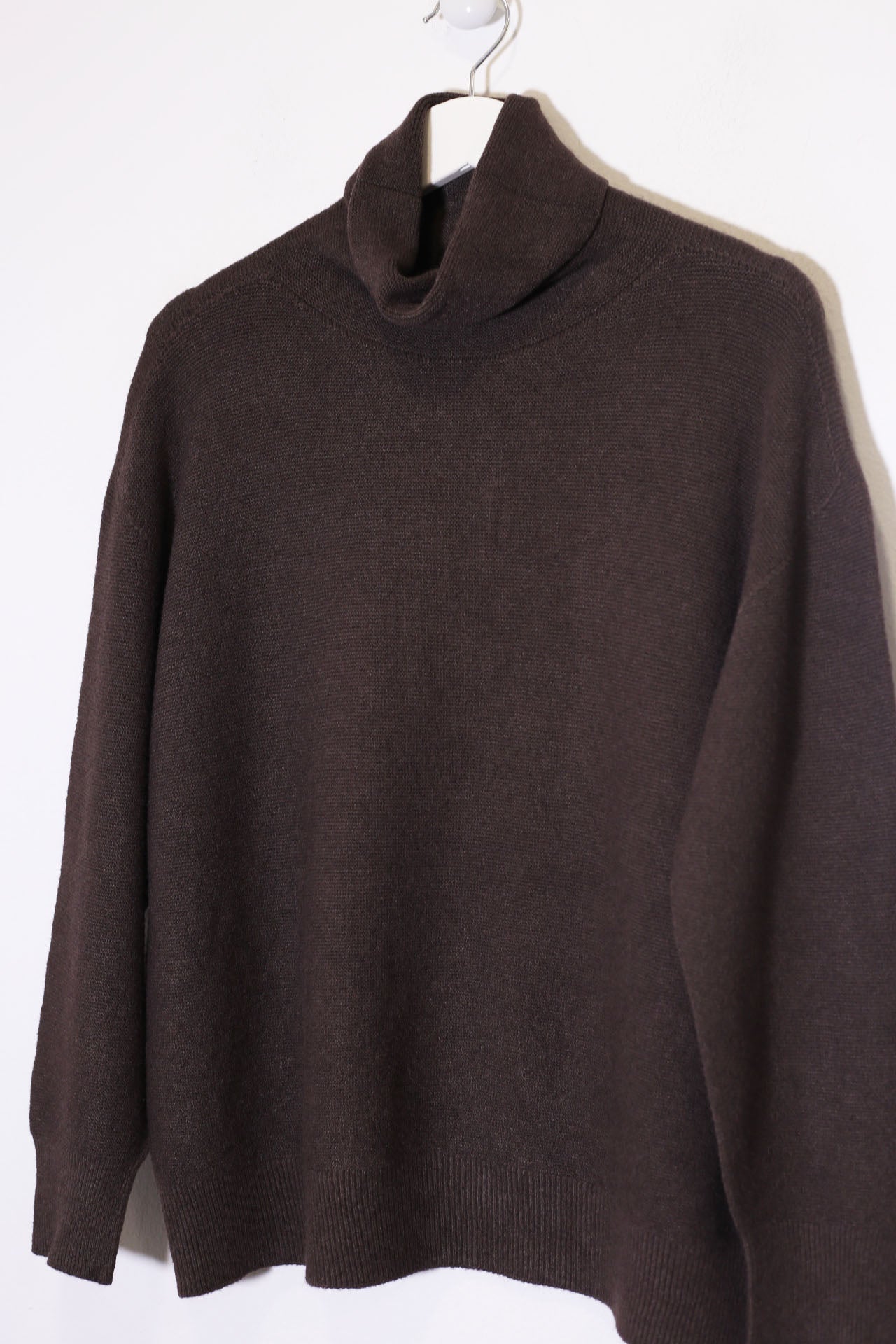 Jersey sin costuras cuello alto