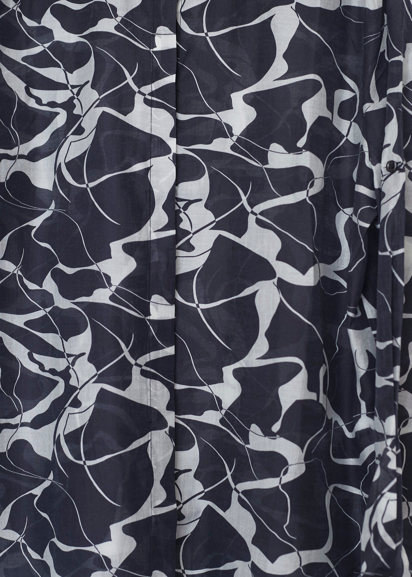 Printed organza shirt