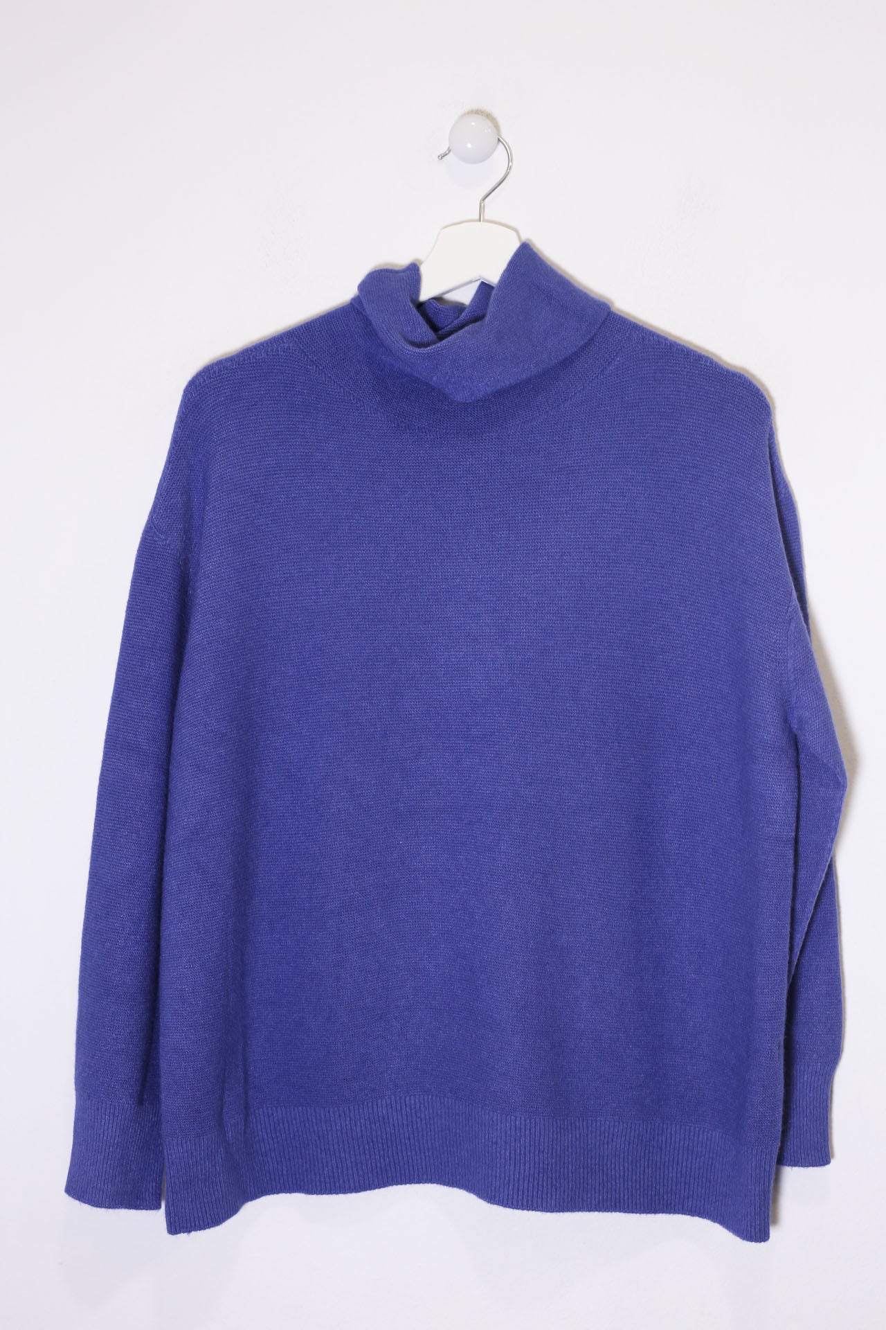 Jersey sin costuras cuello alto