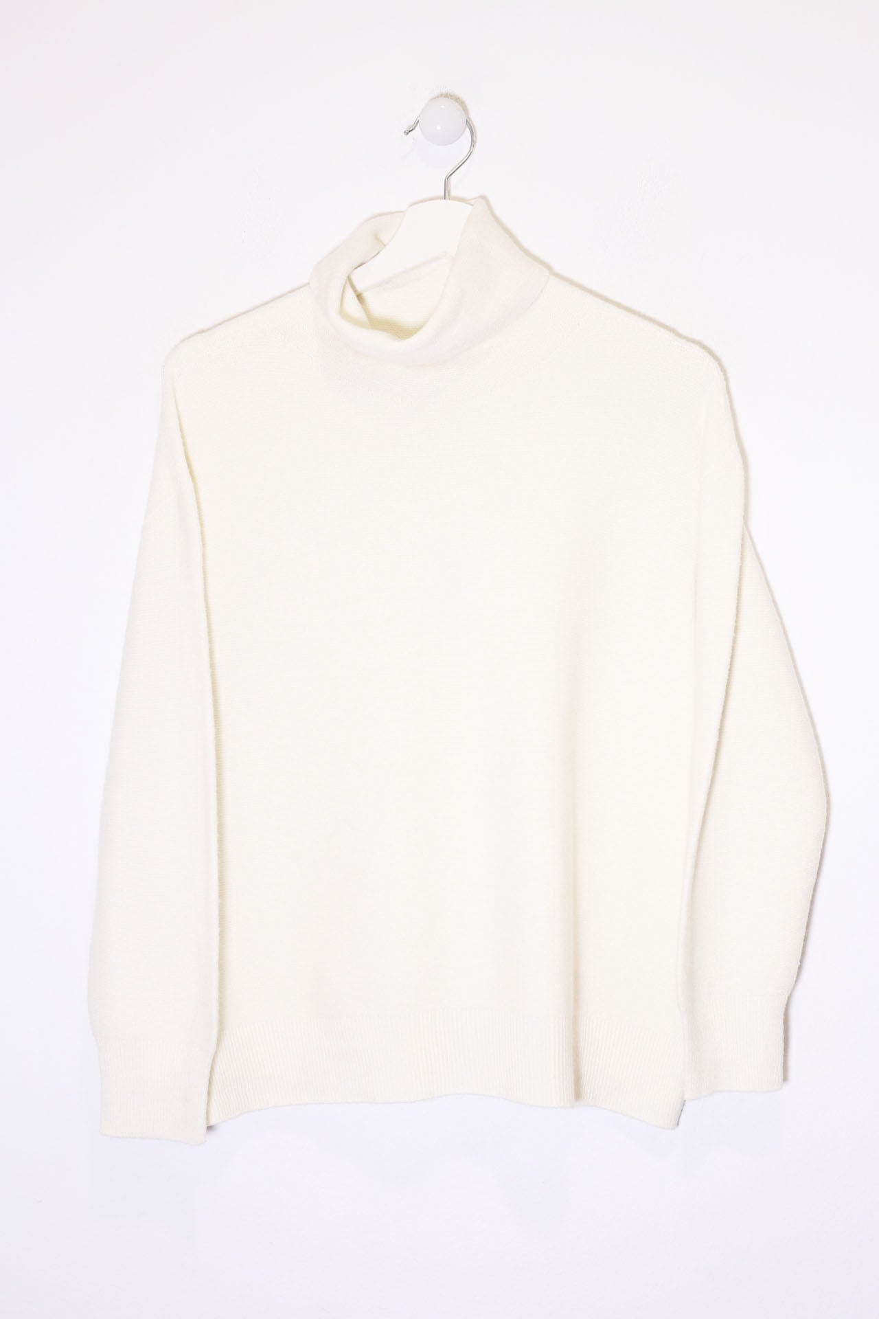 Jersey sin costuras cuello alto