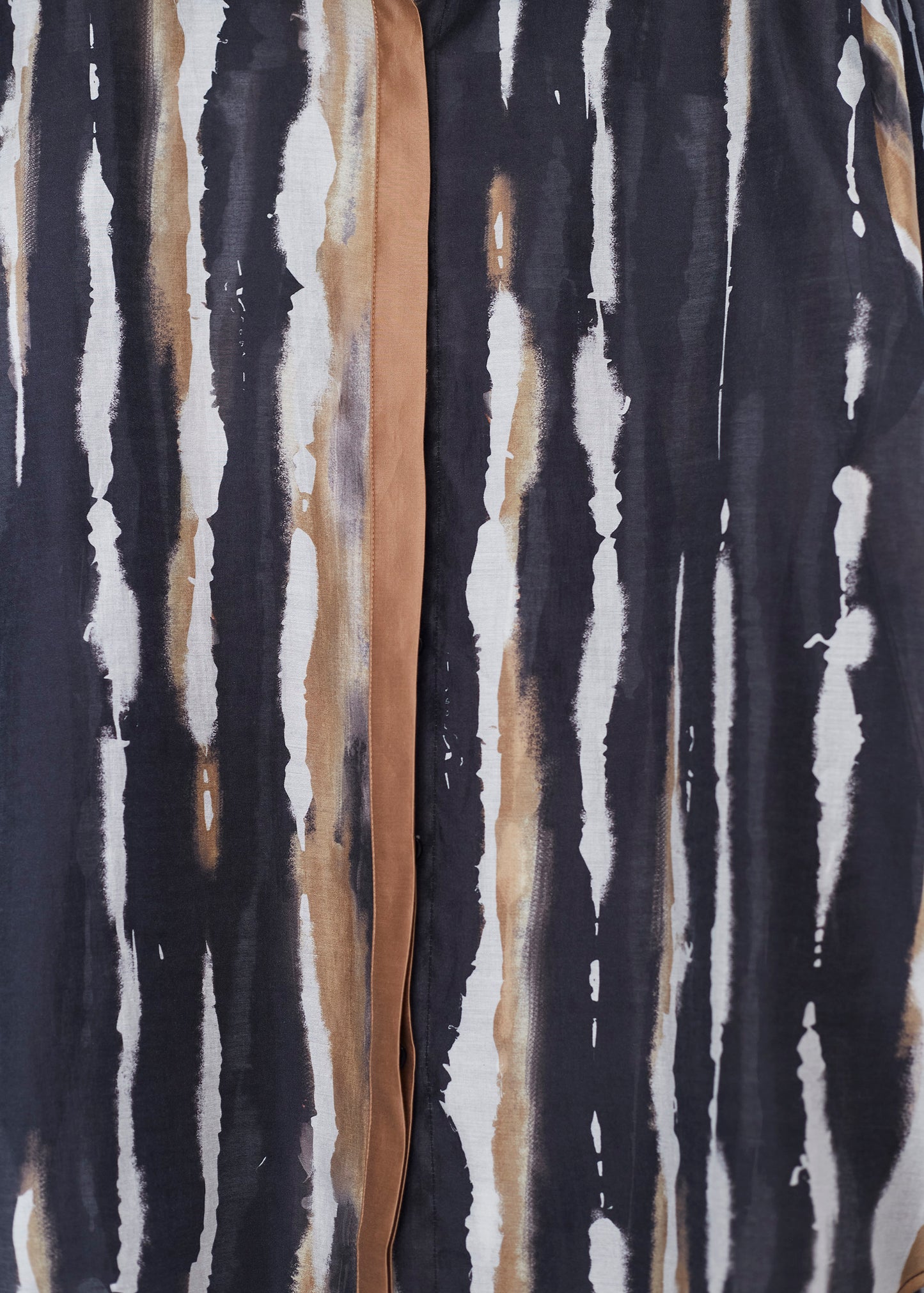 Printed organza shirt