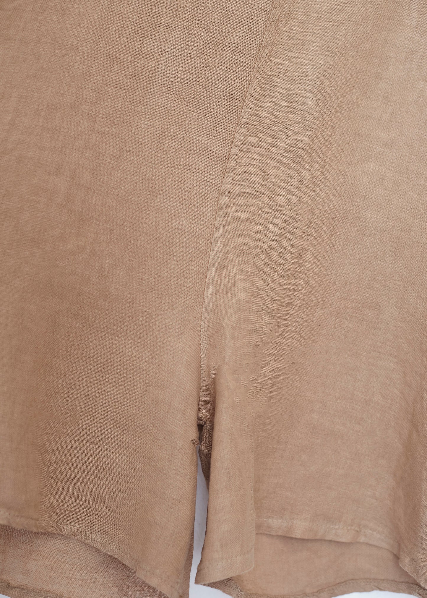 Short linen jumpsuit