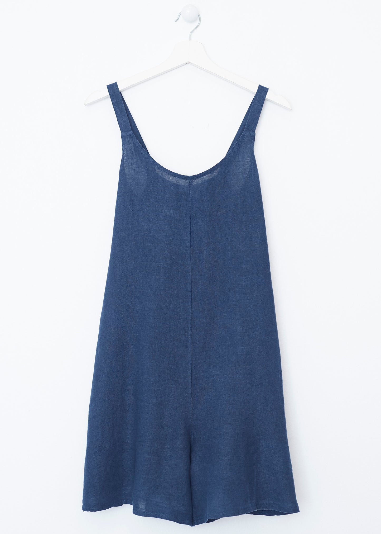 Short linen jumpsuit