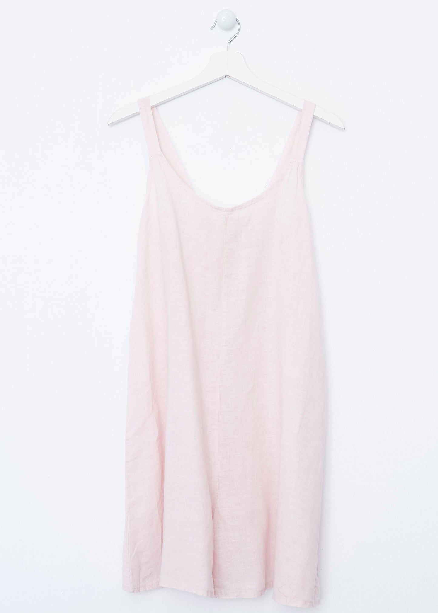 Short linen jumpsuit