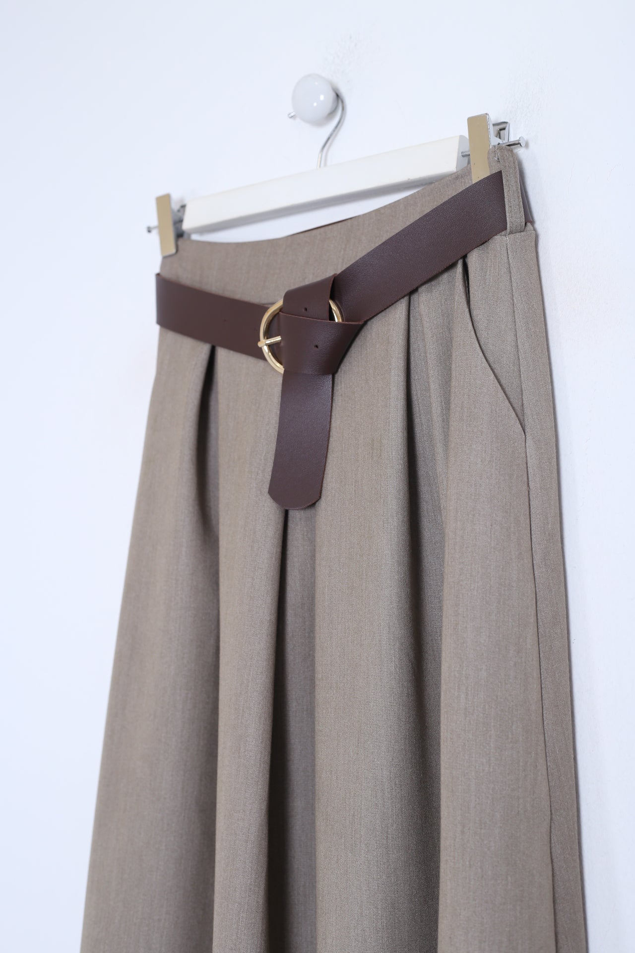 Falda tablas cinturón