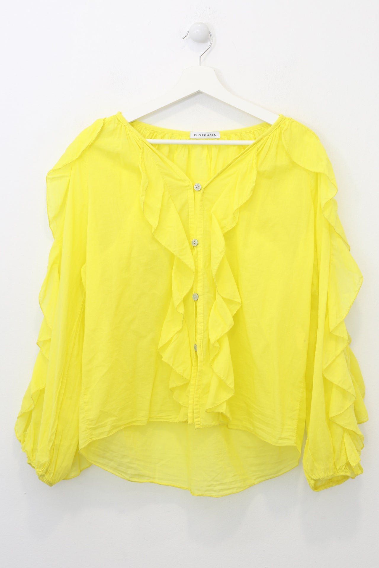 Blusa volantes voile