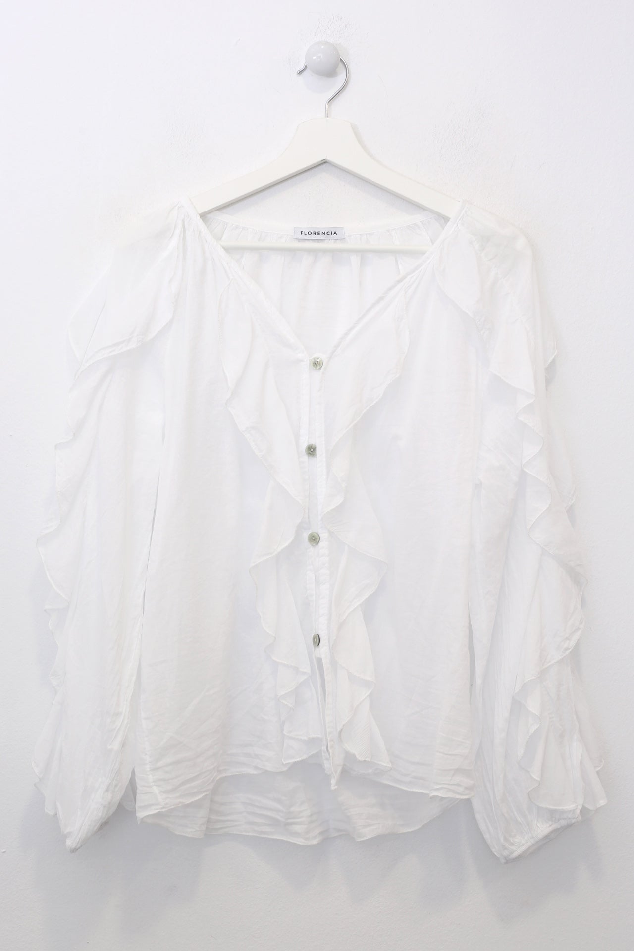 Blusa volantes voile