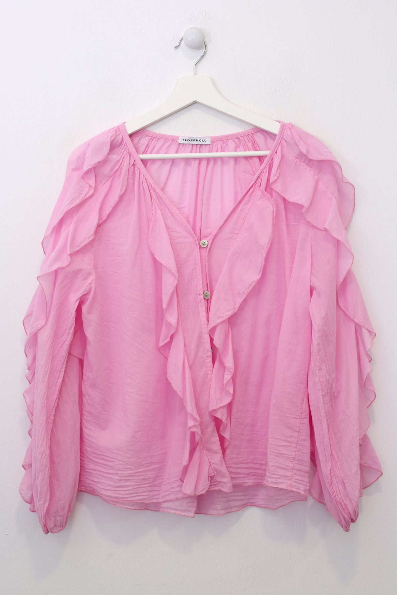 Blusa volantes voile