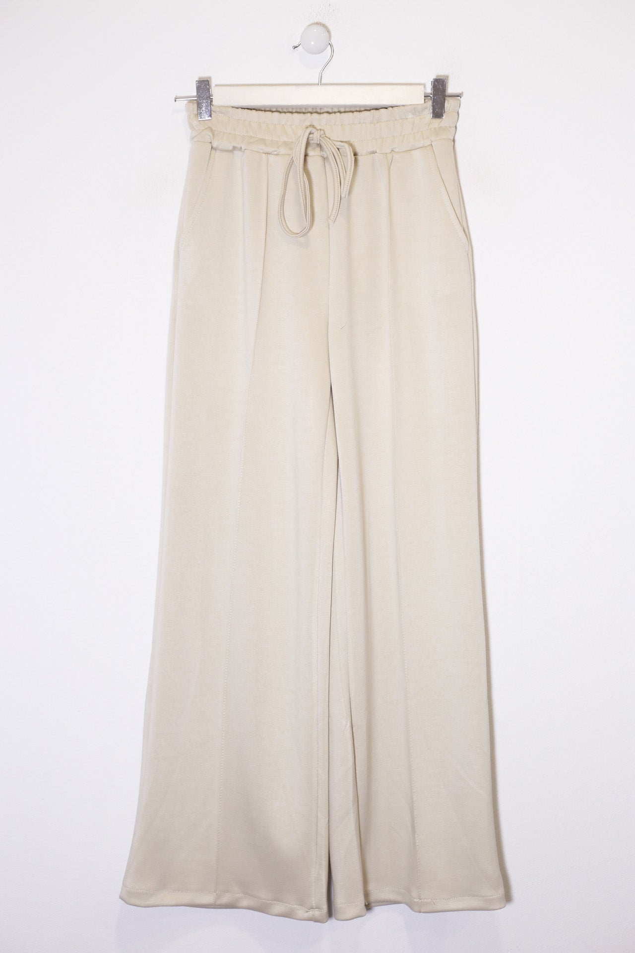 Pantalones palazzo punto