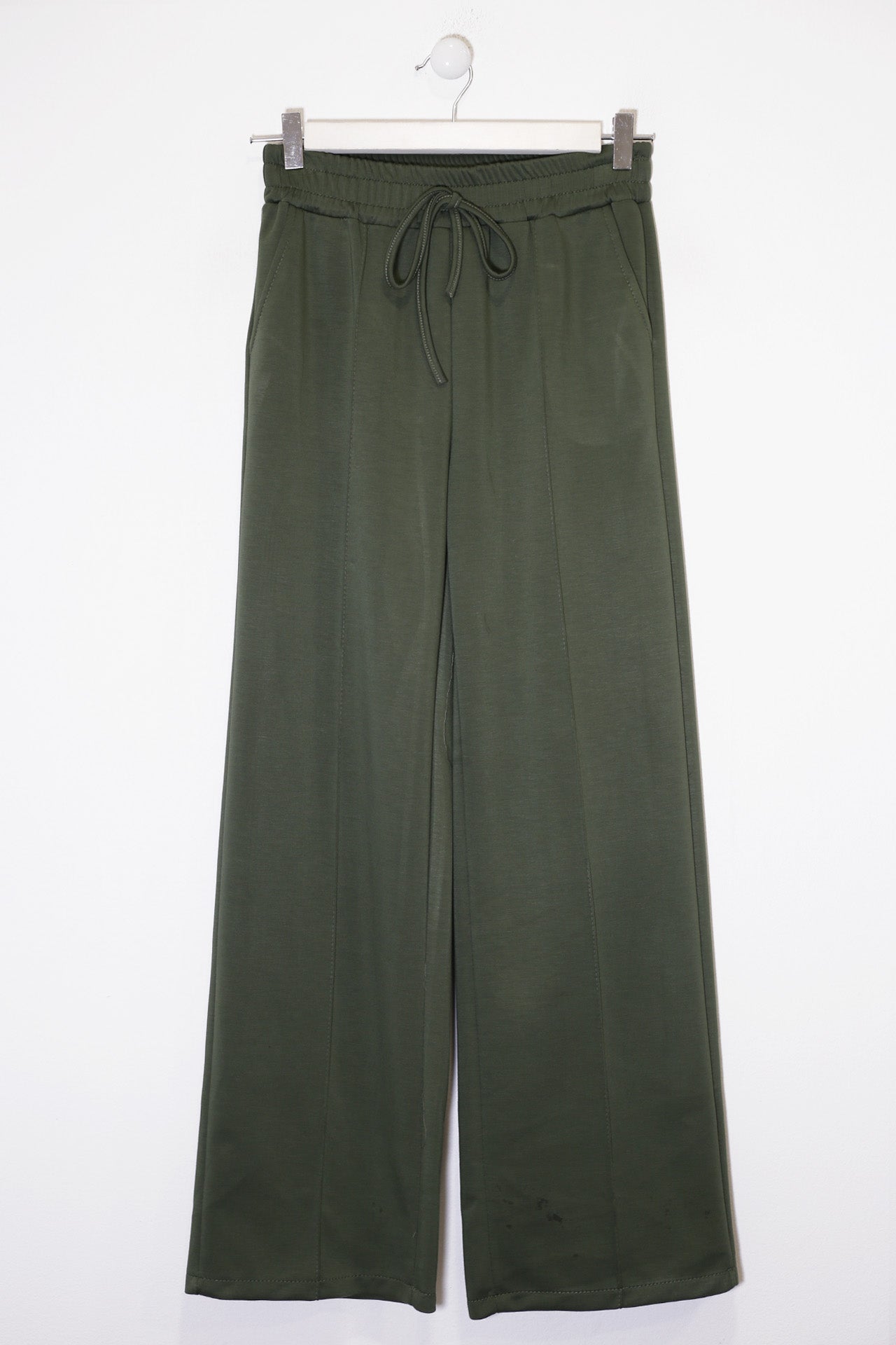 Pantalones palazzo punto